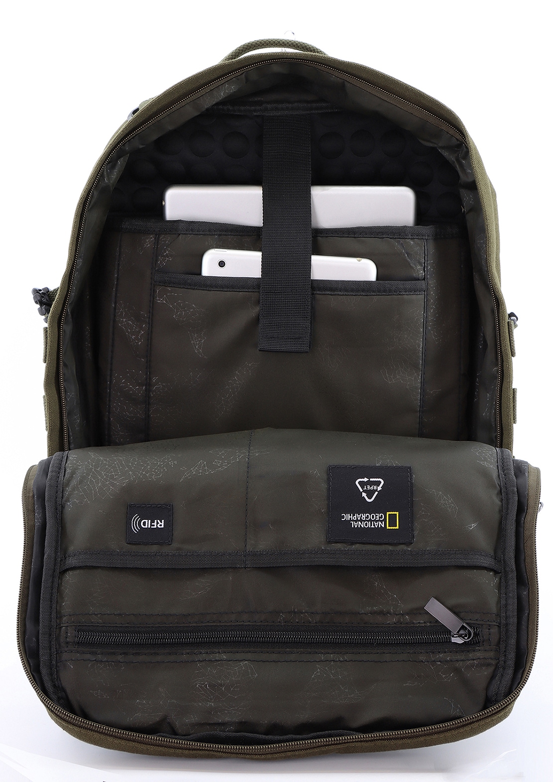NATIONAL GEOGRAPHIC Cityrucksack »Milestone«, aus recycelten PET-Flaschen