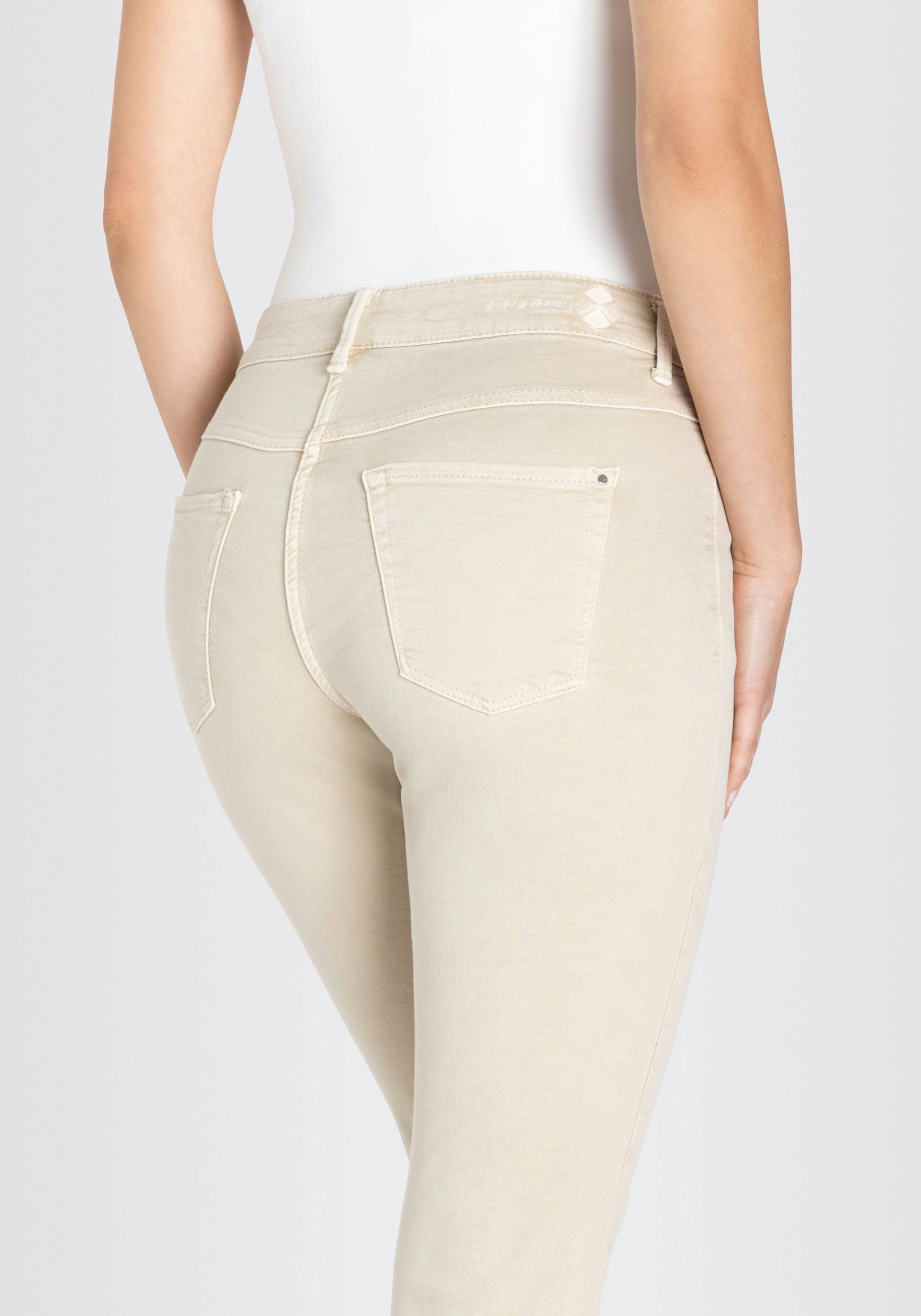 MAC 7/8-Jeans »Dream Chic«, verkürzte Form mit Reißverschluss