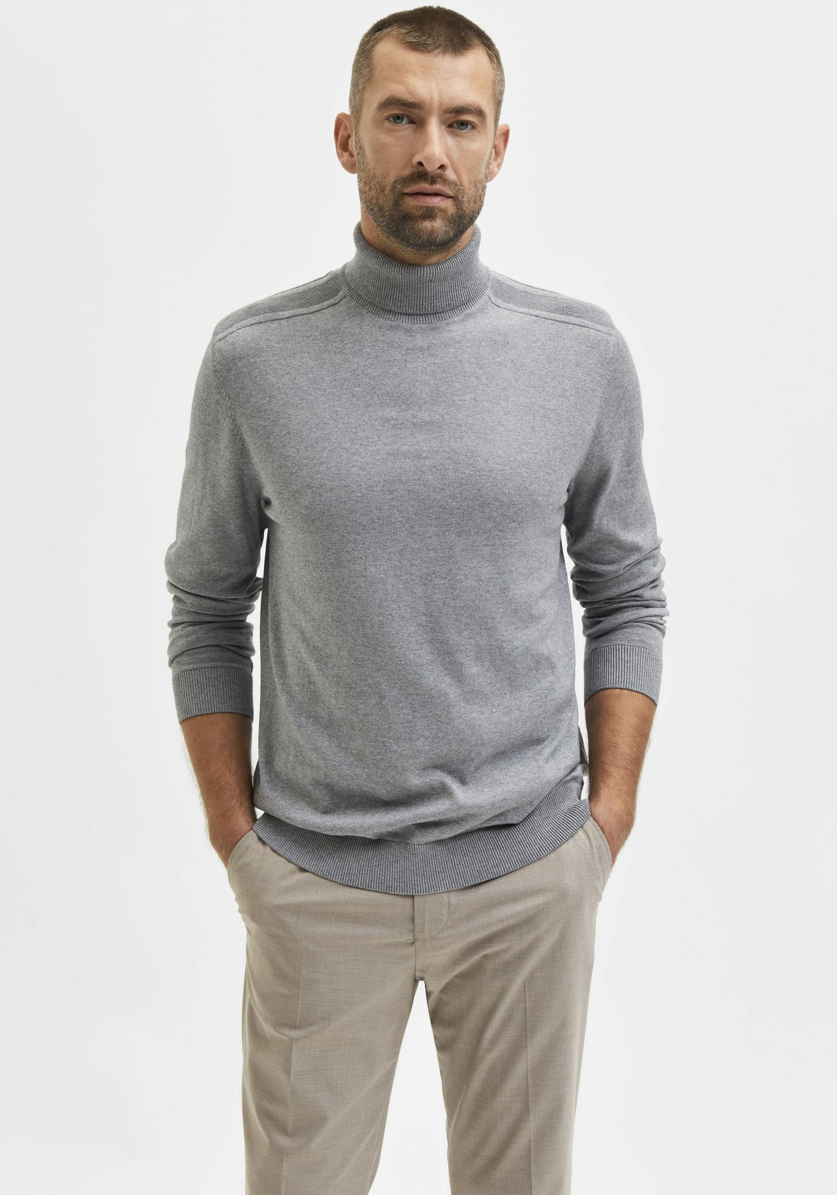 Thumbnail - SELECTED Rollkragenpullover "SLHBERG ROLL NECK NOOS"