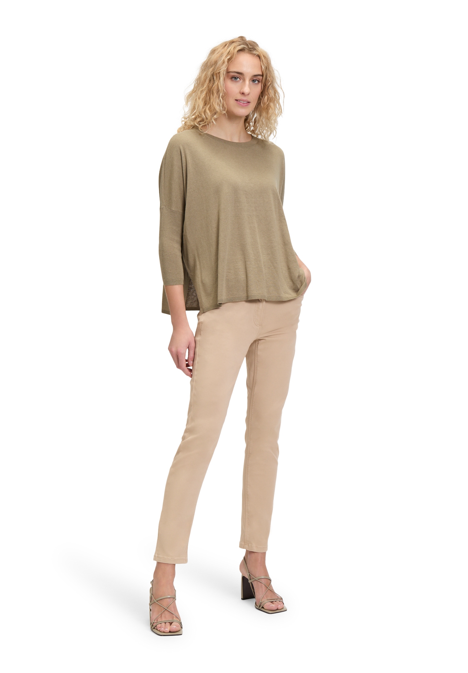 Betty Barclay Strickpullover »Betty Barclay Strickpullover mit 3/4 Arm«, (1 tlg.), Material