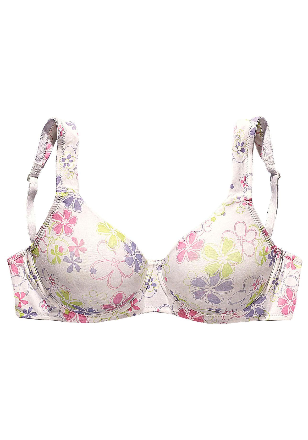 NUANCE Damen T-Shirt-BH, Gr. 80, weiß, Microtouch, Obermaterial: 82% Polyamid (TACTEL), 18% Elasthan (LYCRA), Basic, BHs, aus hochwertiger Microfaser