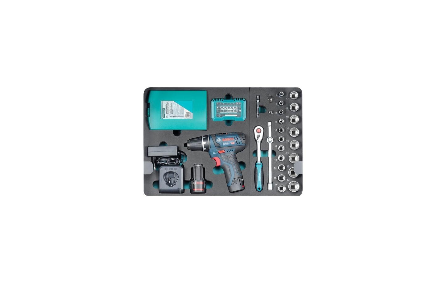   Werkzeugkoffer »TECHNOCRAFT Werkzeugk. PRO GSR 147«