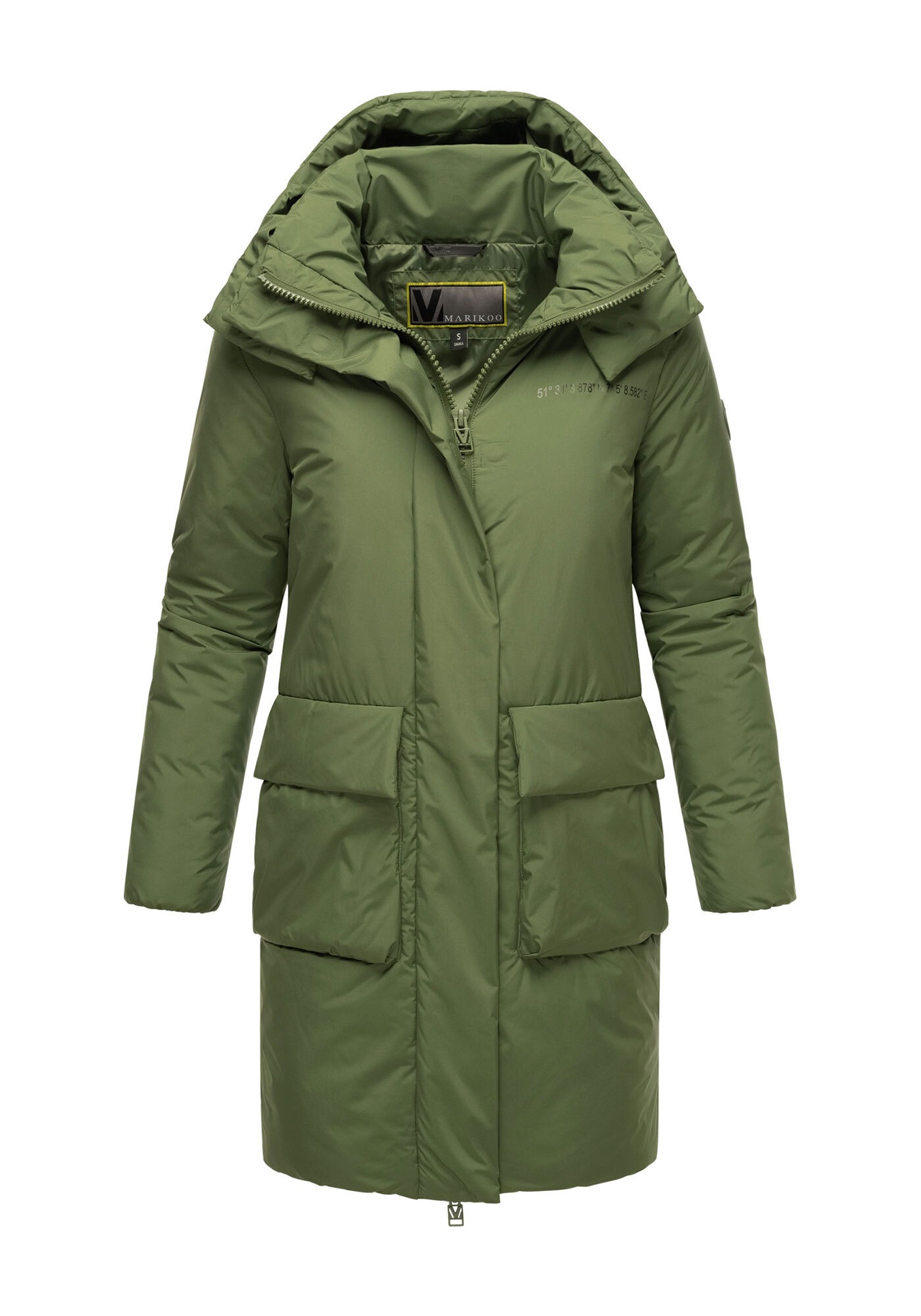 Marikoo Nanami Winter Jacket Green Size L 3
