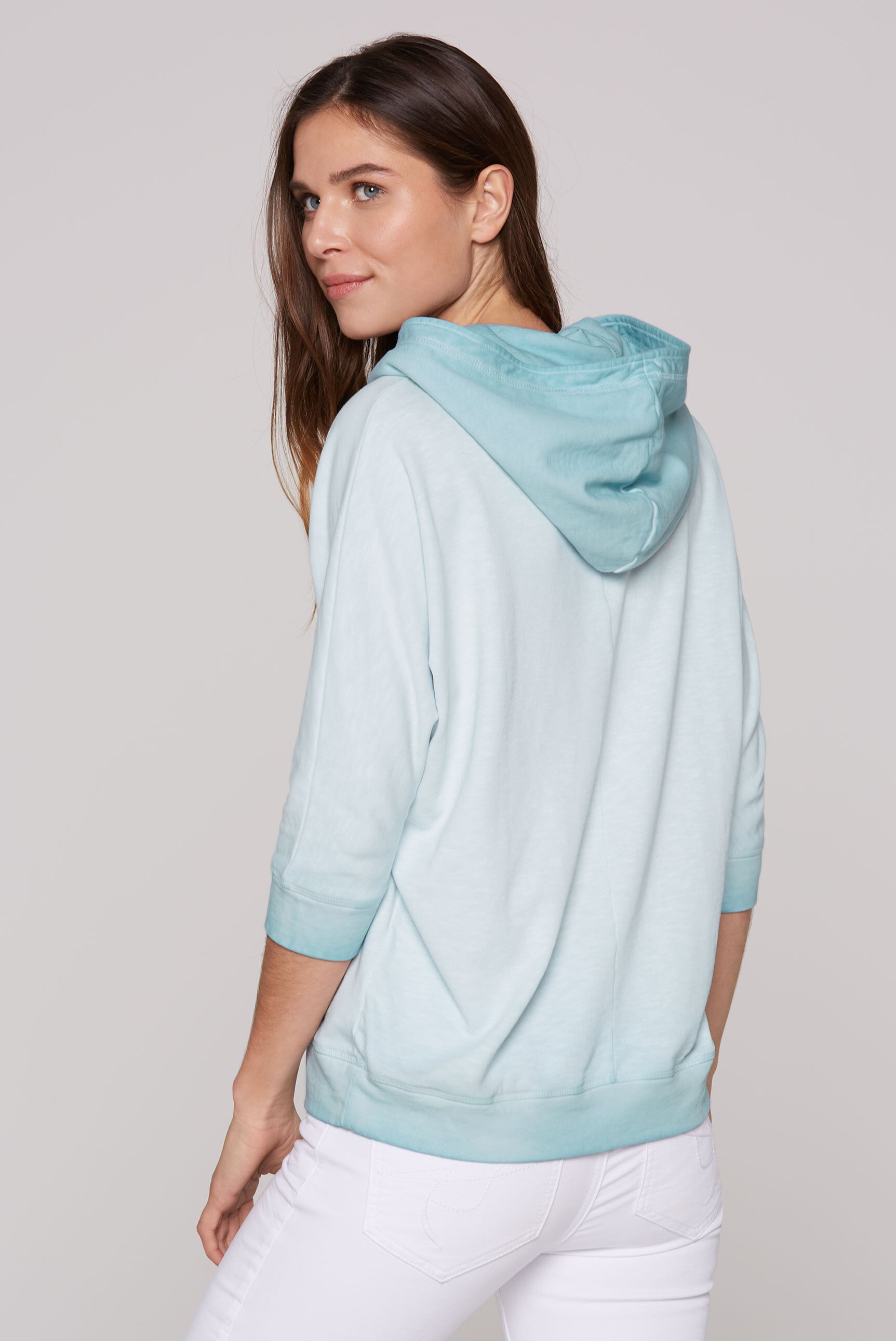 SOCCX Kapuzensweatshirt, mit Fledermausärmeln