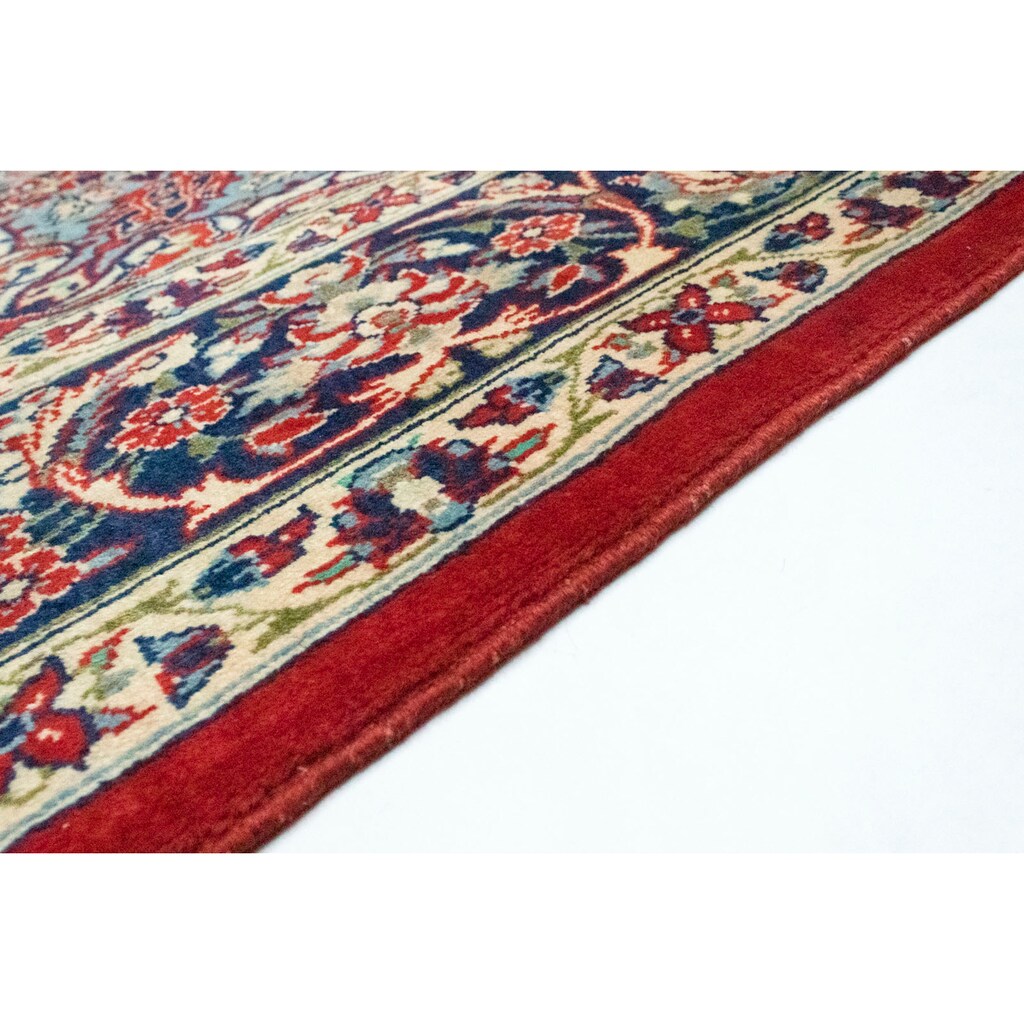 morgenland Wollteppich »Najafabad Teppich handgeknüpft rot«, rechteckig