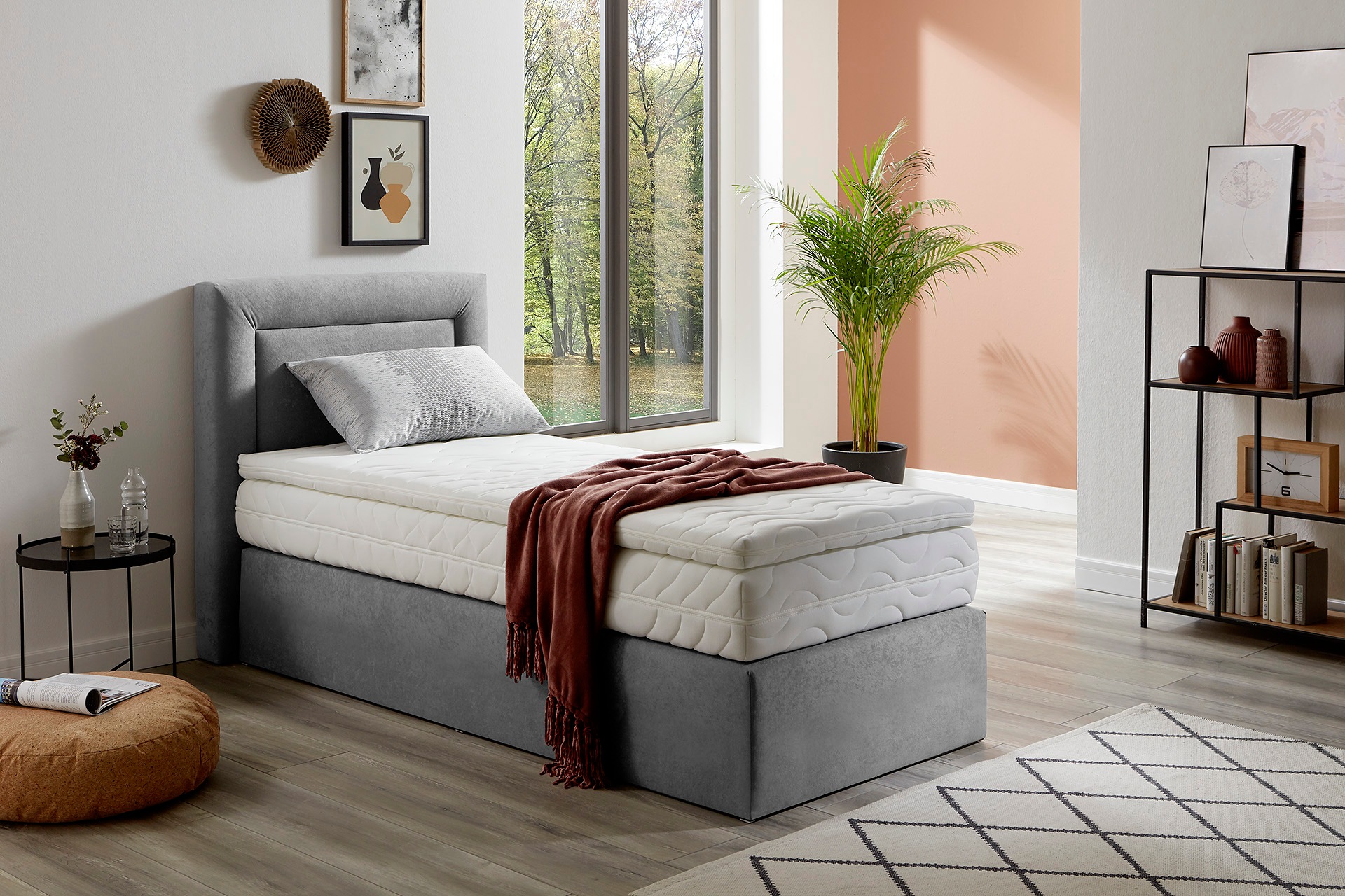 Westfalia Schlafkomfort Boxspringbett, wahlweise mit Bettkasten und Topper