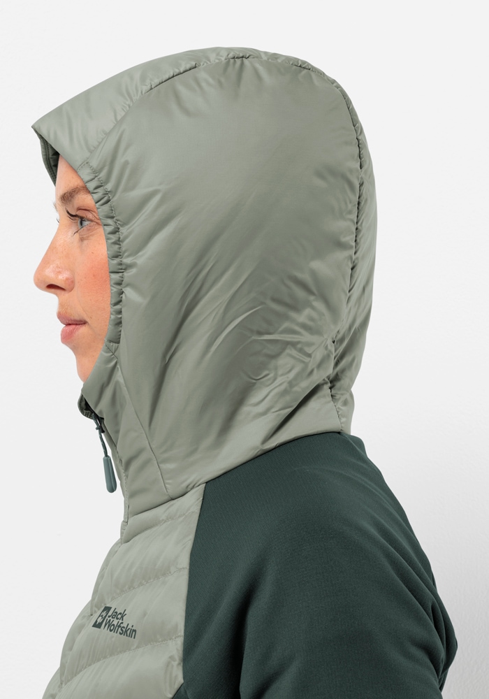 Jack Wolfskin Hybridjacke »ROUTEBURN PRO HYBRID W«, mit Kapuze