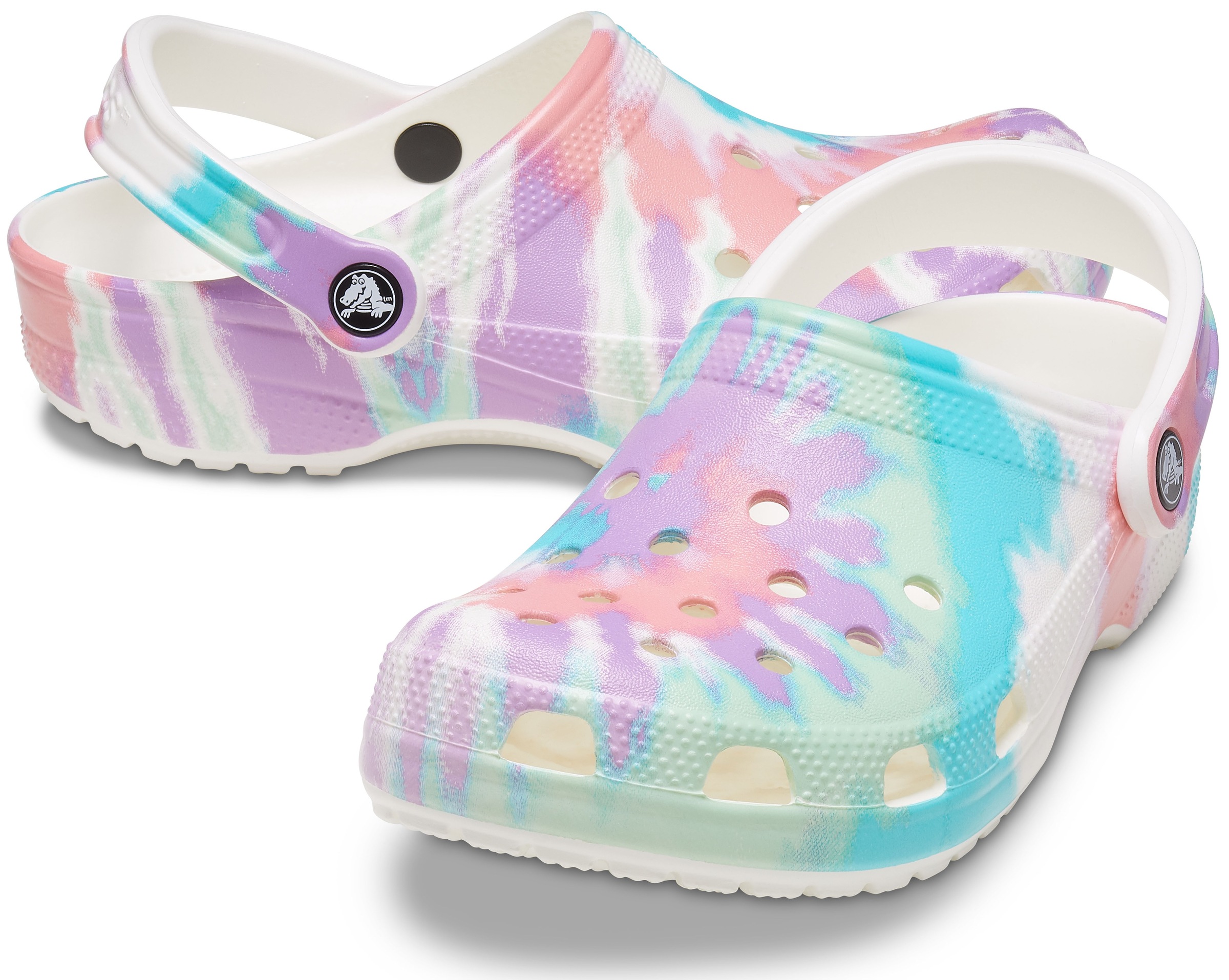 classic tie dye clog