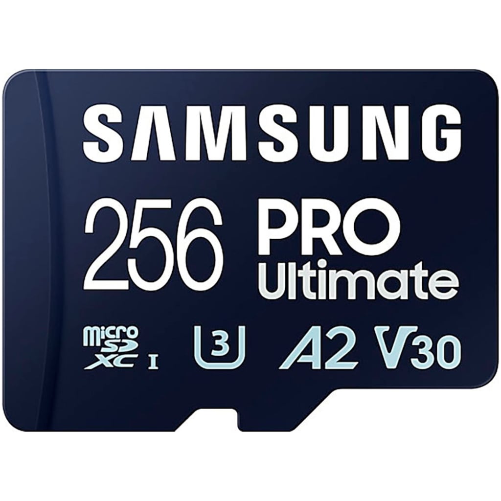 Samsung Speicherkarte »PRO Ultimate microSD 256GB«, (Video Speed Class 30 (V30)/UHS Speed Class 3 (U3) 200 MB/s Lesegeschwindigkeit)