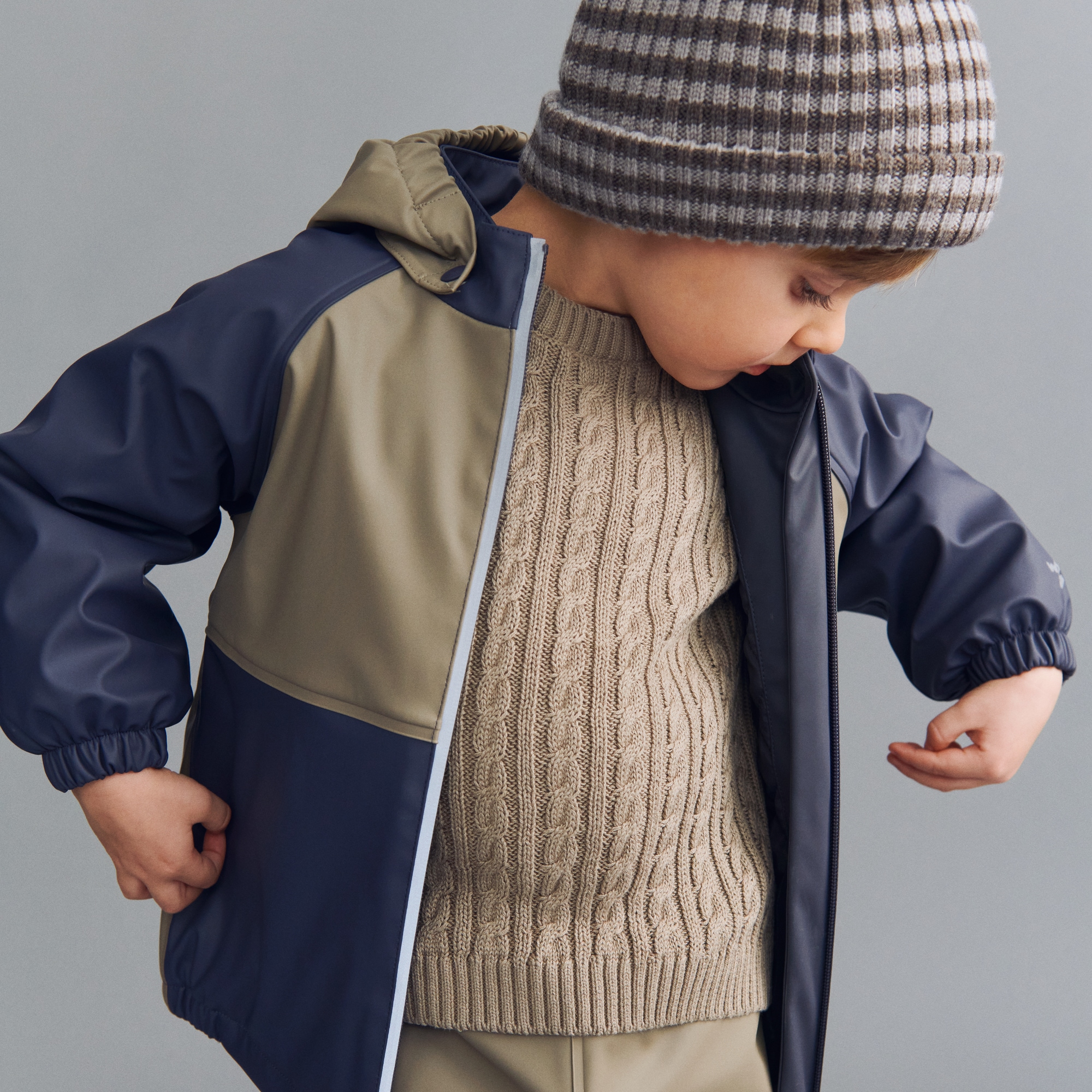 WHEAT Strickpullover "Knit Pullover L/S Oliver" Reine Baumwolle