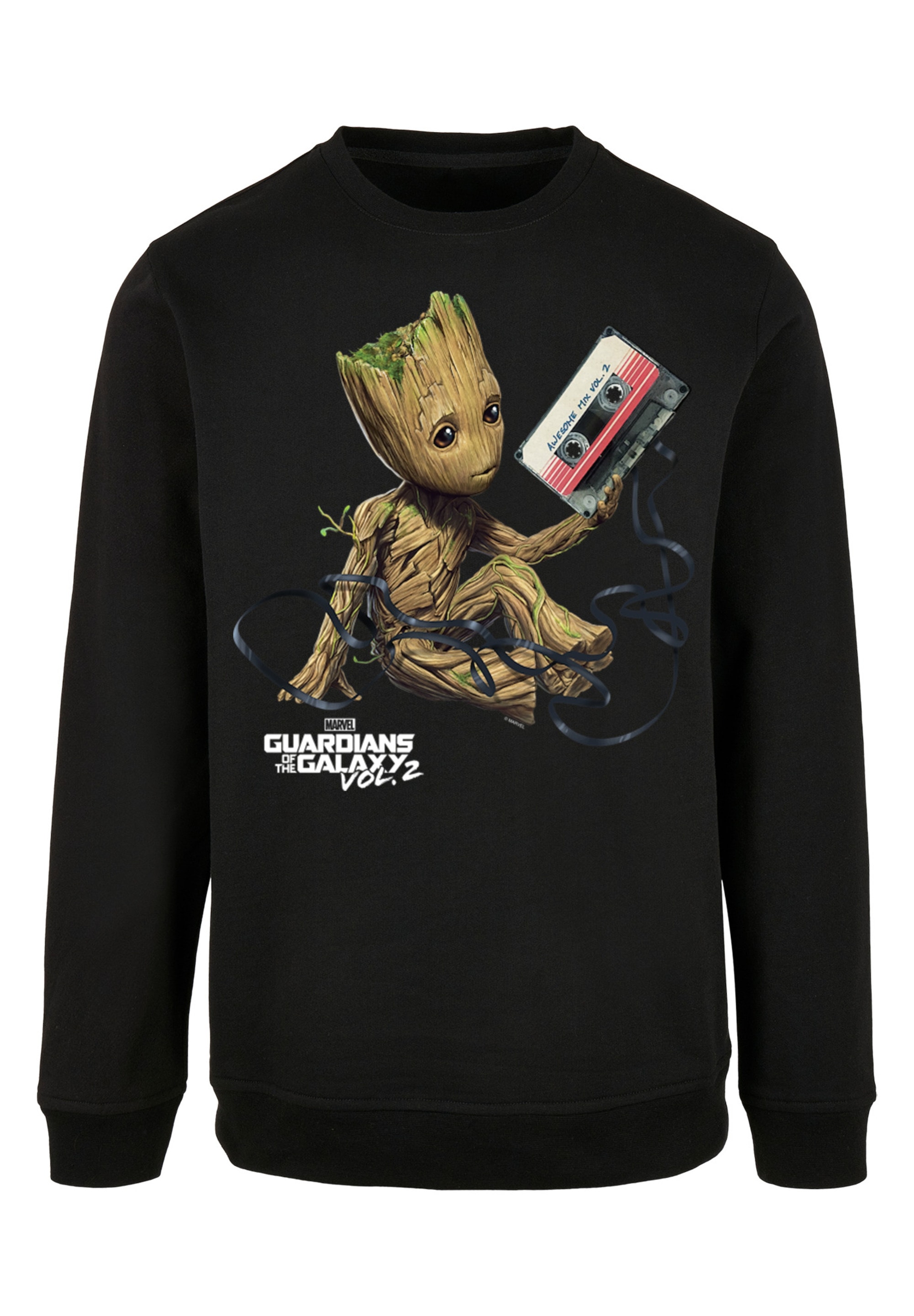 bestellen Groot Vol2 ▷ The Galaxy »Marvel Tape«, | F4NT4STIC Sweatshirt Of Guardians BAUR Print