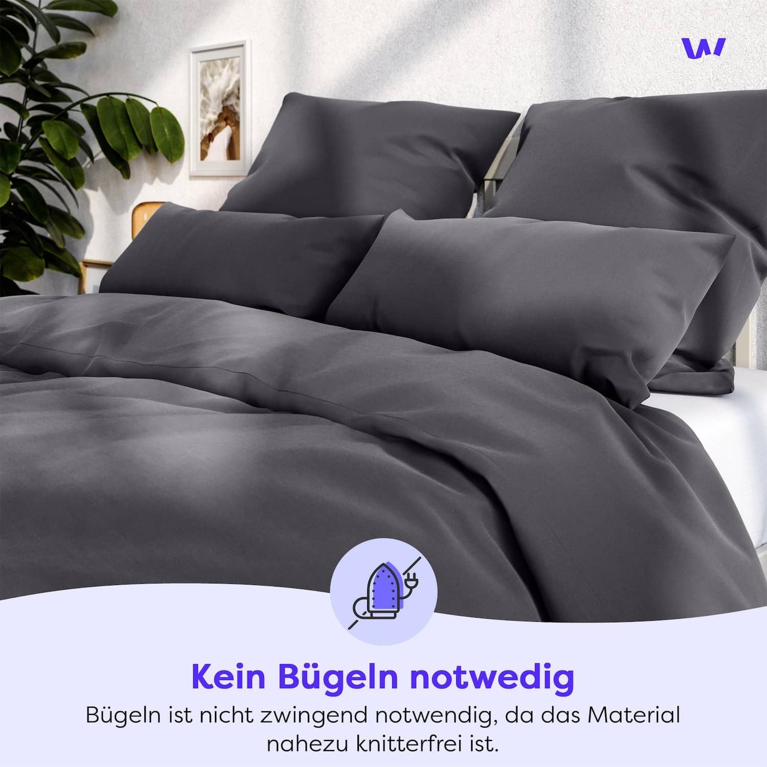 Wolkenfeld Bettwäsche "Allergiker Bettwäsche, unfassbar weich" 2 Stk. tlg. günstig online kaufen