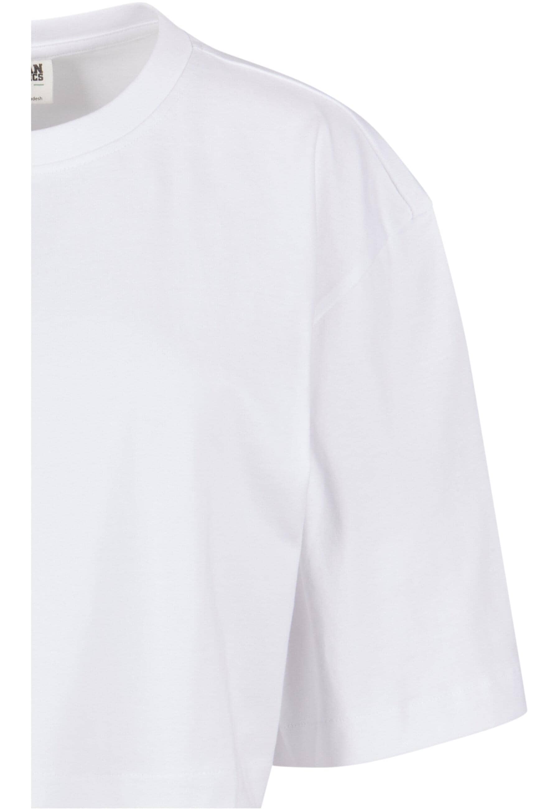 URBAN CLASSICS T-Shirt »Urban Classics Damen Ladies Heavy Organic Oversized Cropped Tee«, (1 tlg.)