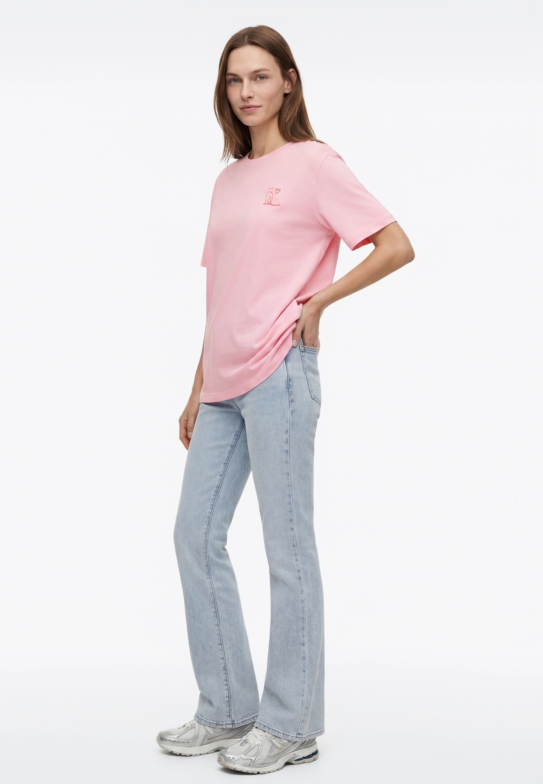 Mavi T-Shirt »GRAPHIC PRINTED FASHION JERSEY« Katzen T-Shirt