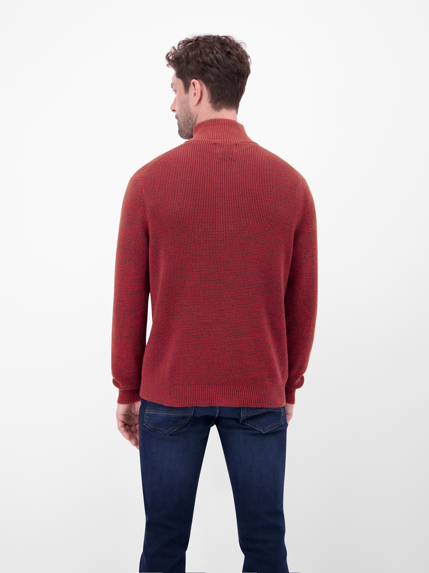 LERROS Strickpullover "Herren Troyer in Twist-Struktur" günstig online kaufen