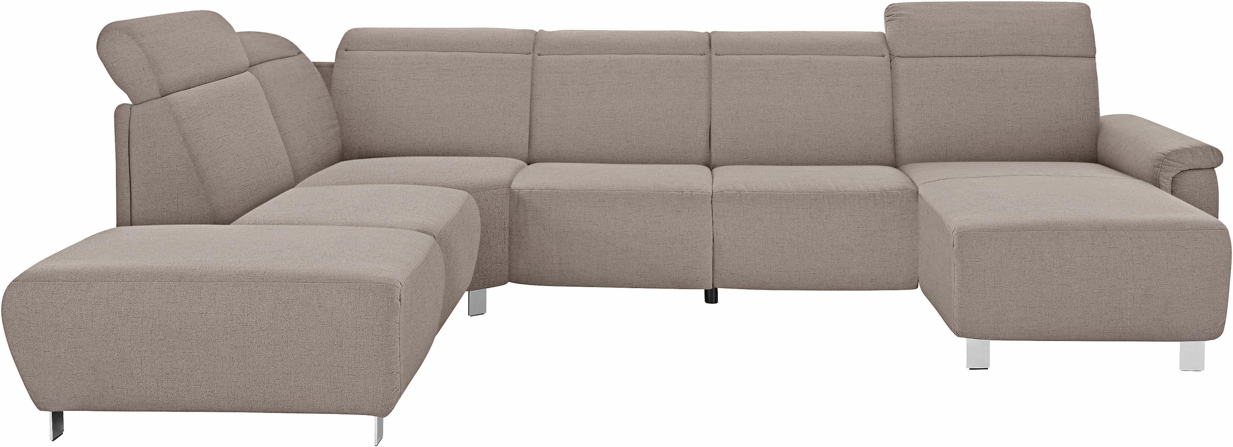 sit&more Wohnlandschaft »Township U-Form«, wahlweise mit elektrischer Wallfree-Funktion