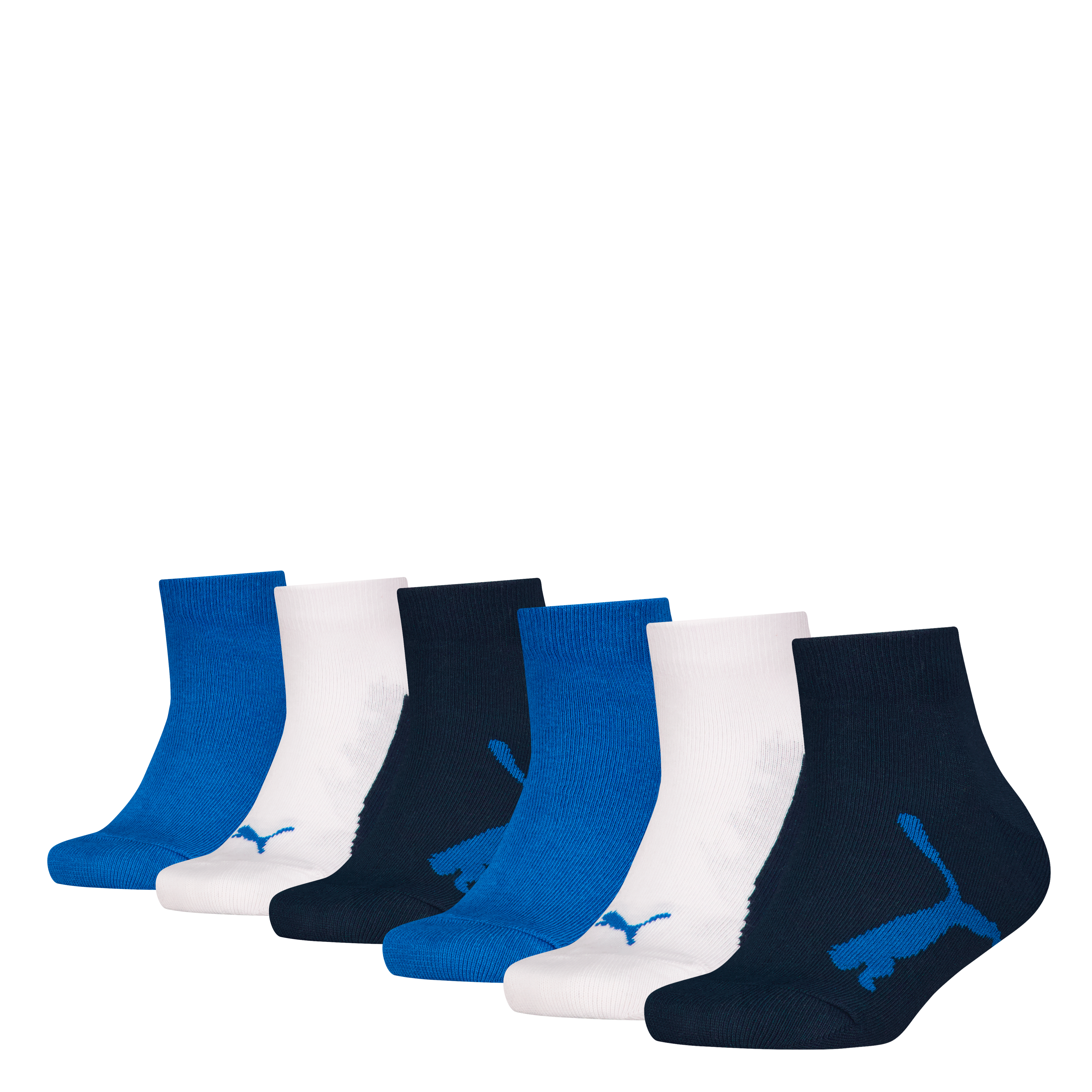 PUMA Kurzsocken "PUMA KIDS BWT QUARTER 6P ECOM" 6 Paar, mit lebhaftem Farbdesign