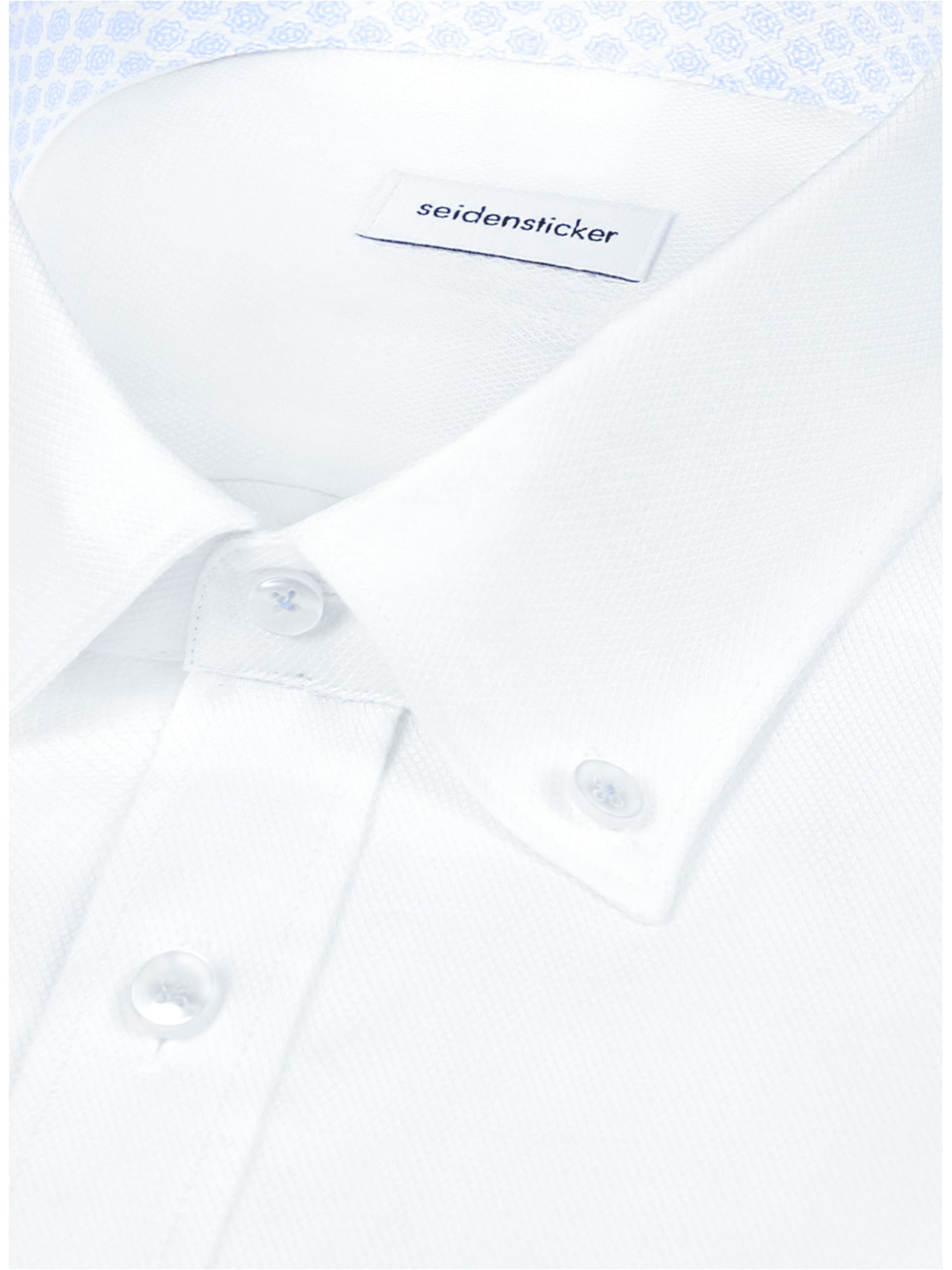 seidensticker Businesshemd »Schwarze Rose« Slim 1/2 Button-Down-Kragen Struktur