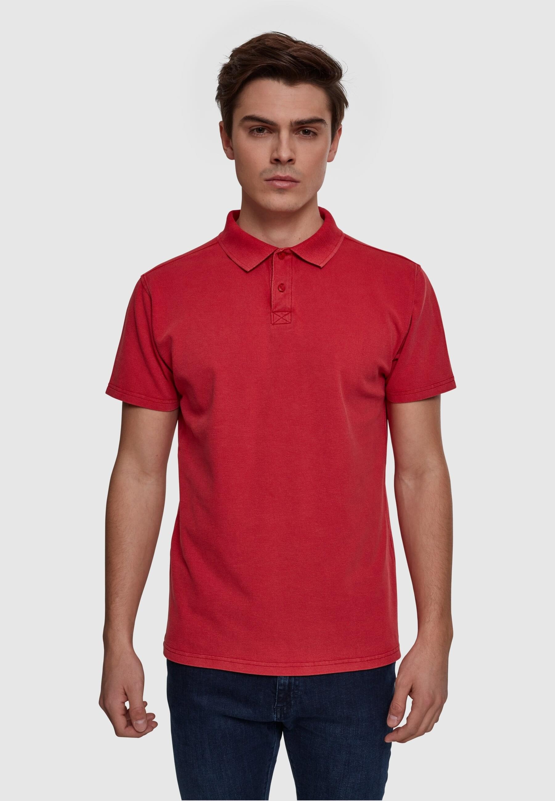 URBAN CLASSICS T-Shirt »Urban Classics Herren Garment Dye Pique Poloshirt«, (1 tlg.)