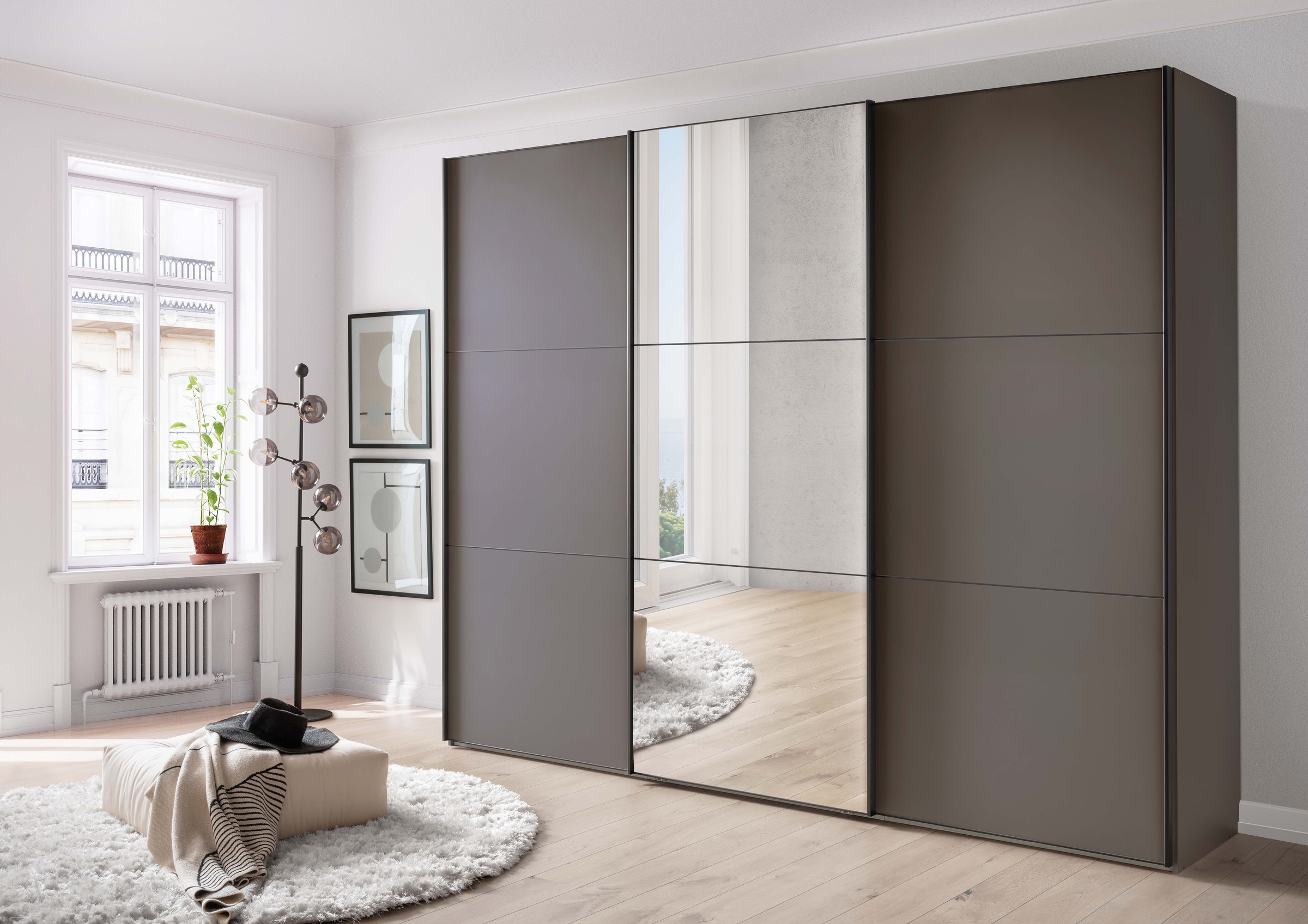 WIEMANN Schwebetürenschrank "Phoenix, Made in Germany, modernes Design, Hig günstig online kaufen