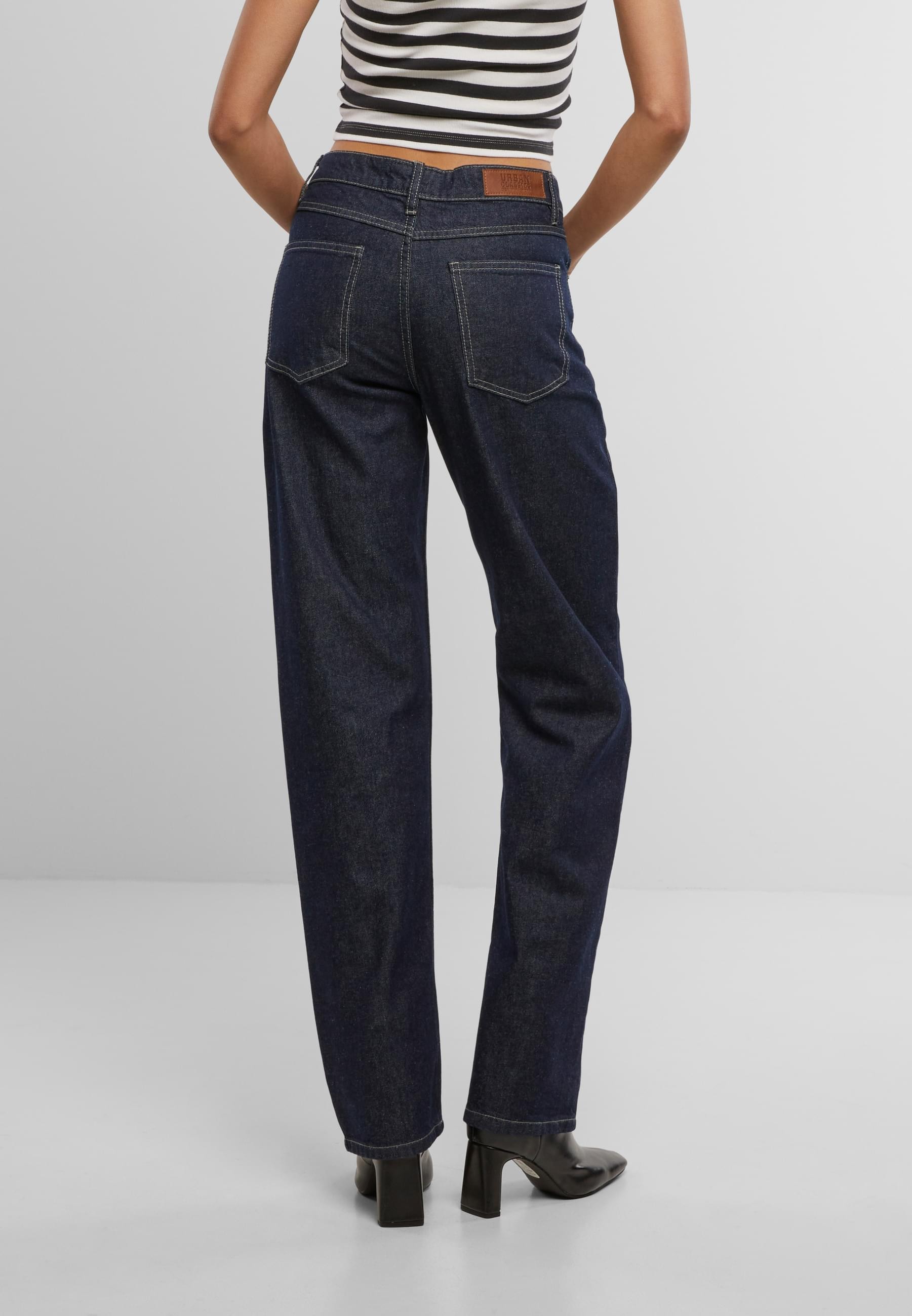 URBAN CLASSICS Bequeme Jeans »Urban Classics Ladies Straight Fit Denim«