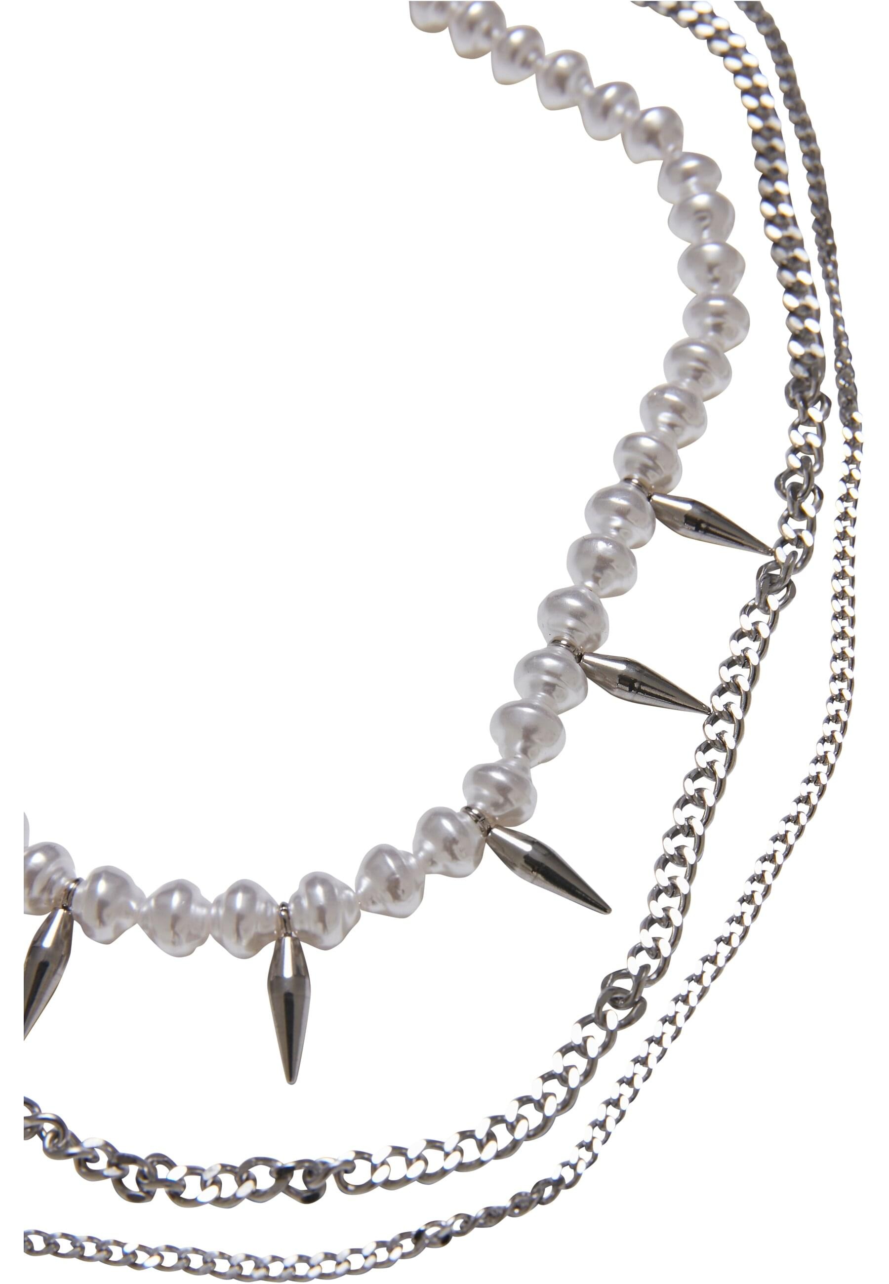 URBAN CLASSICS Halsreif »Urban Classics Unisex Meridian Pearl Layering Necklace«