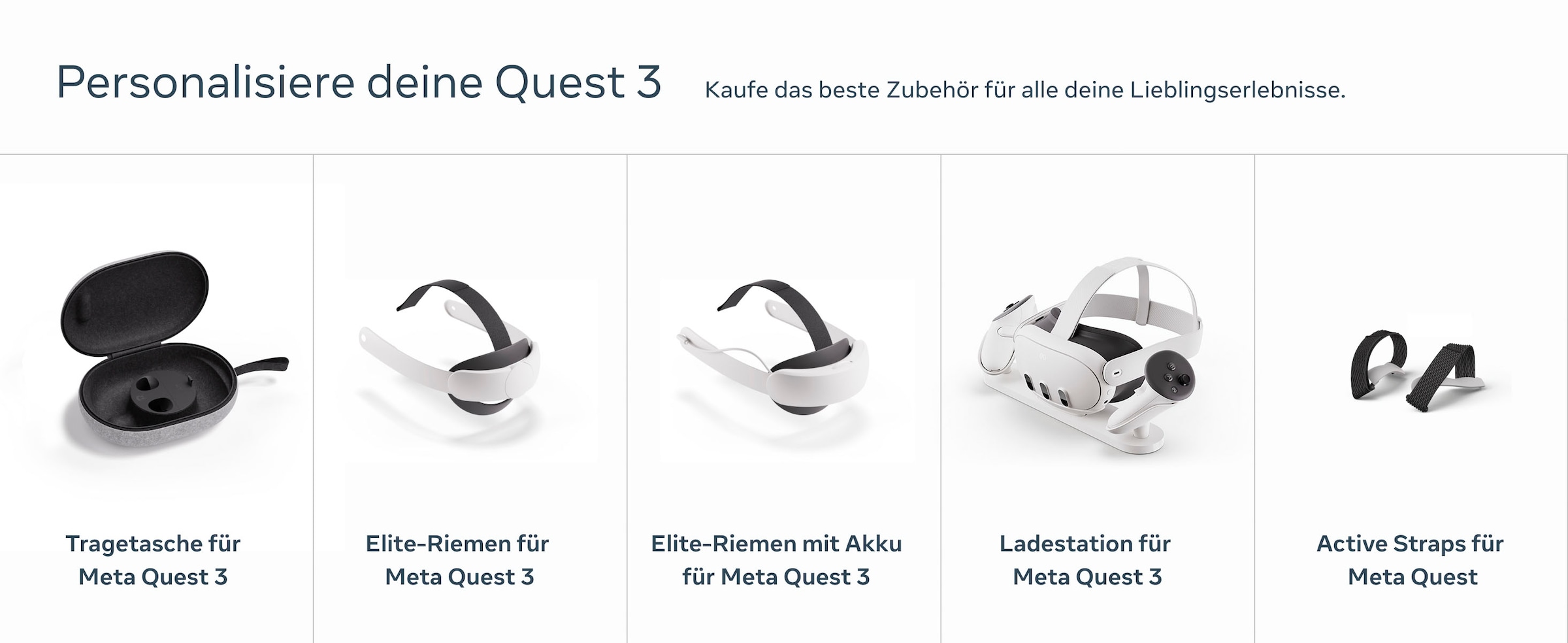 Meta Controller »Quest 3 Elite-Riemen mit Akku (Elite Strap with Battery)«