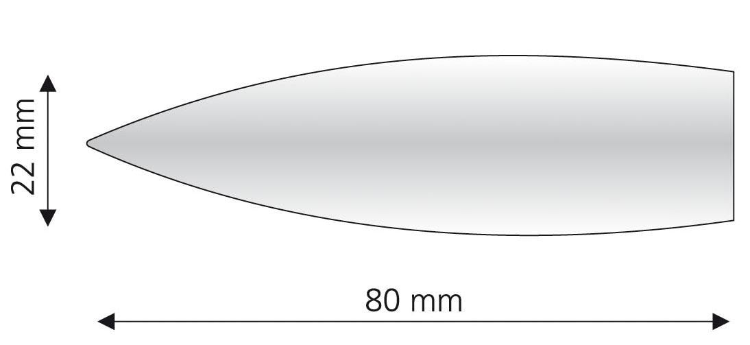 Liedeco Gardinenstangen-Endstück »Bullet« für Gardinenstangen Ø 16 mm