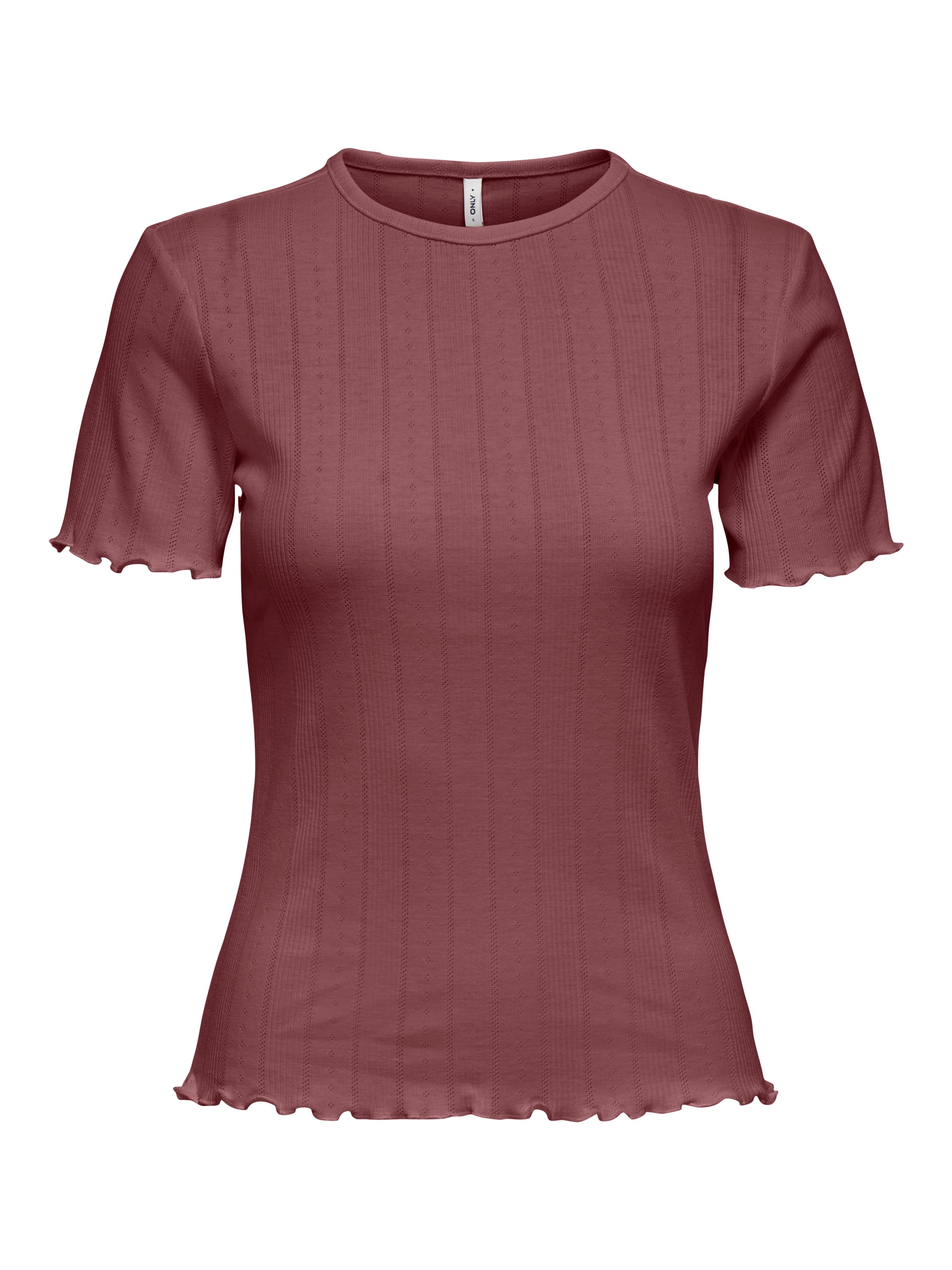 ONLY Onltenna O-Neck Short Sleeve Top Junior Rose Brown XL 2