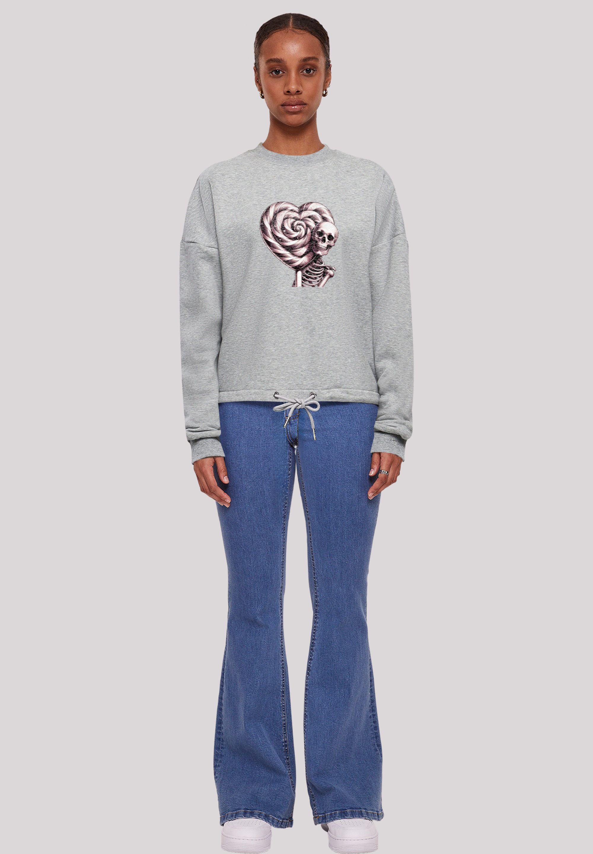 F4NT4STIC Sweatshirt »Süße Süßigkeiten Herzform Liebe«, Premium Qualität