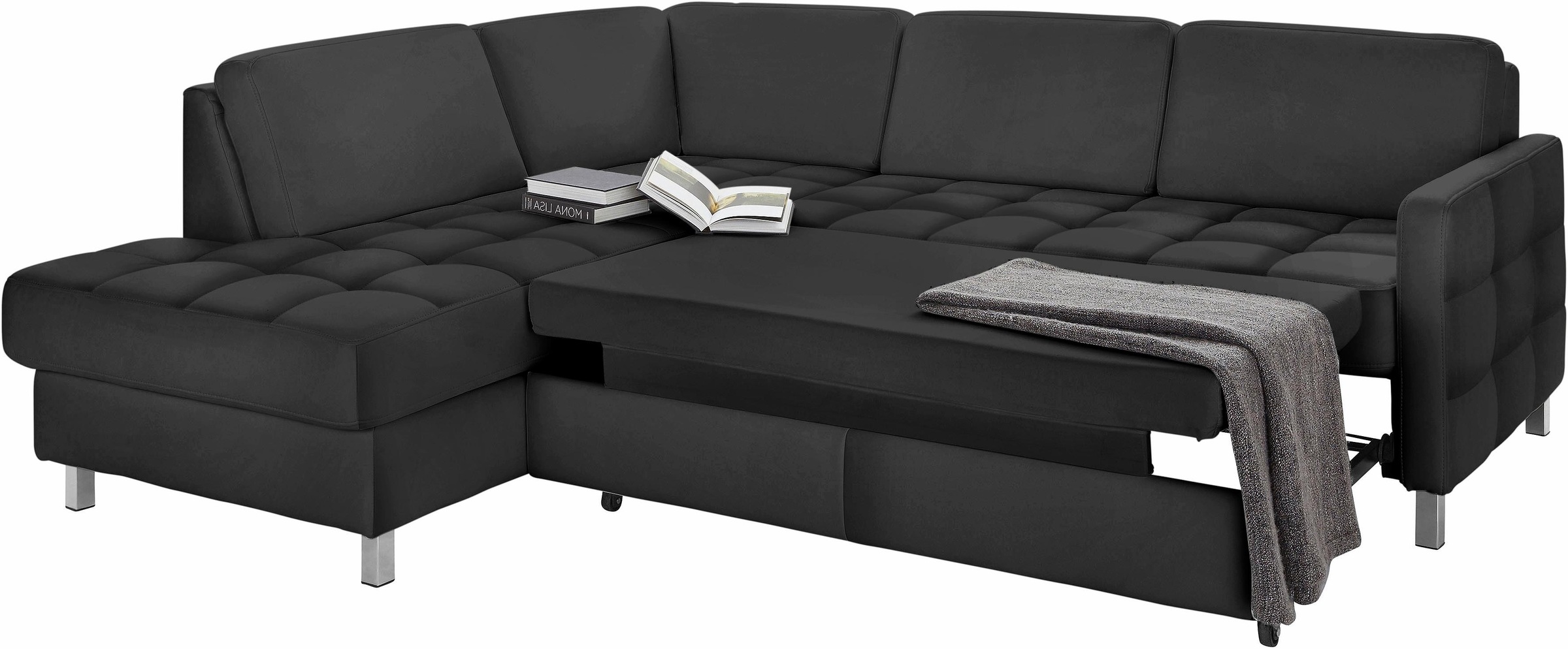 sit&more Ecksofa "Pablo L-Form" wahlweise mit Bettfunktion und Bettkasten günstig online kaufen