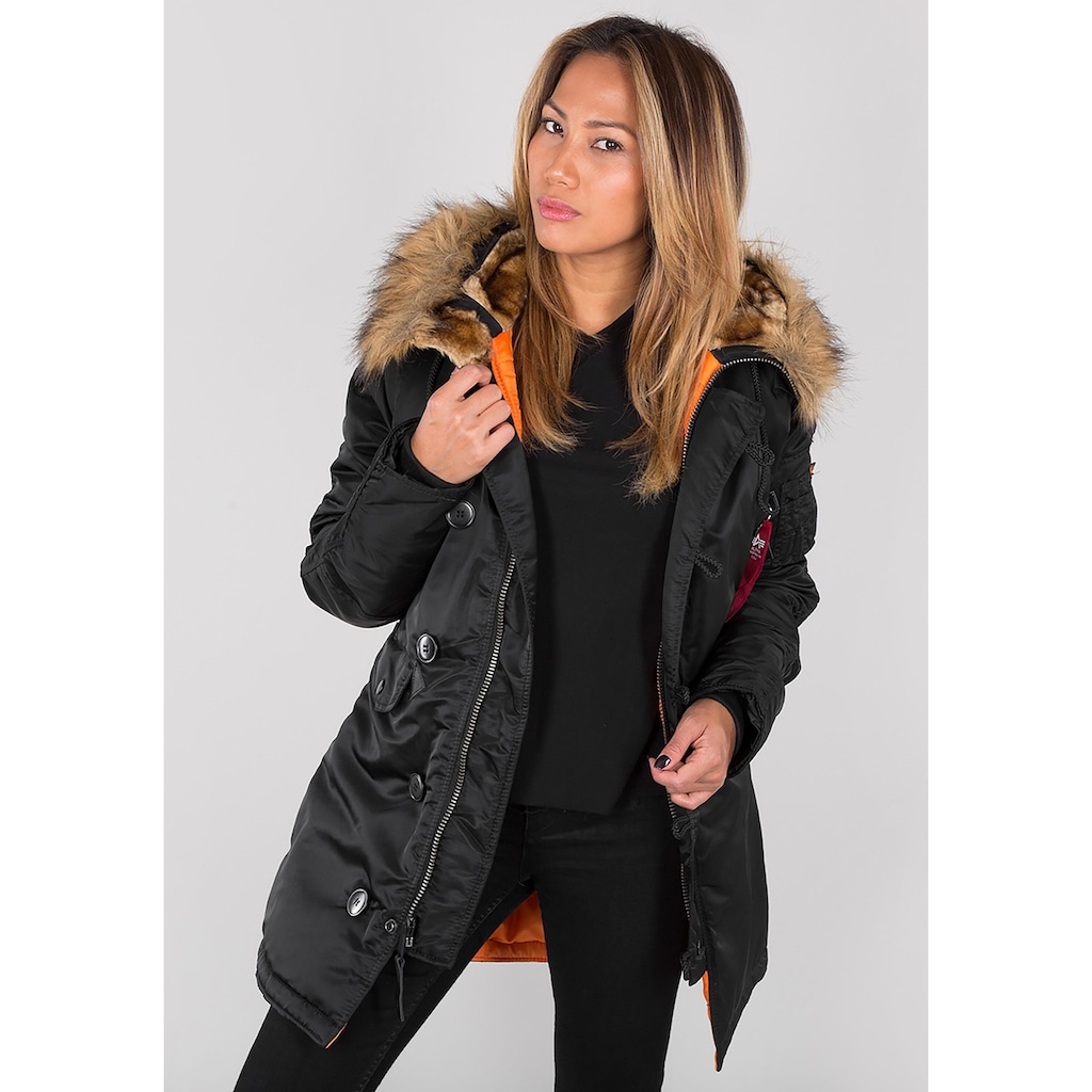 Alpha Industries Winterjacke »ALPHA INDUSTRIES Women - Parka & Winter Jackets N-3B VF 59 Wmn«