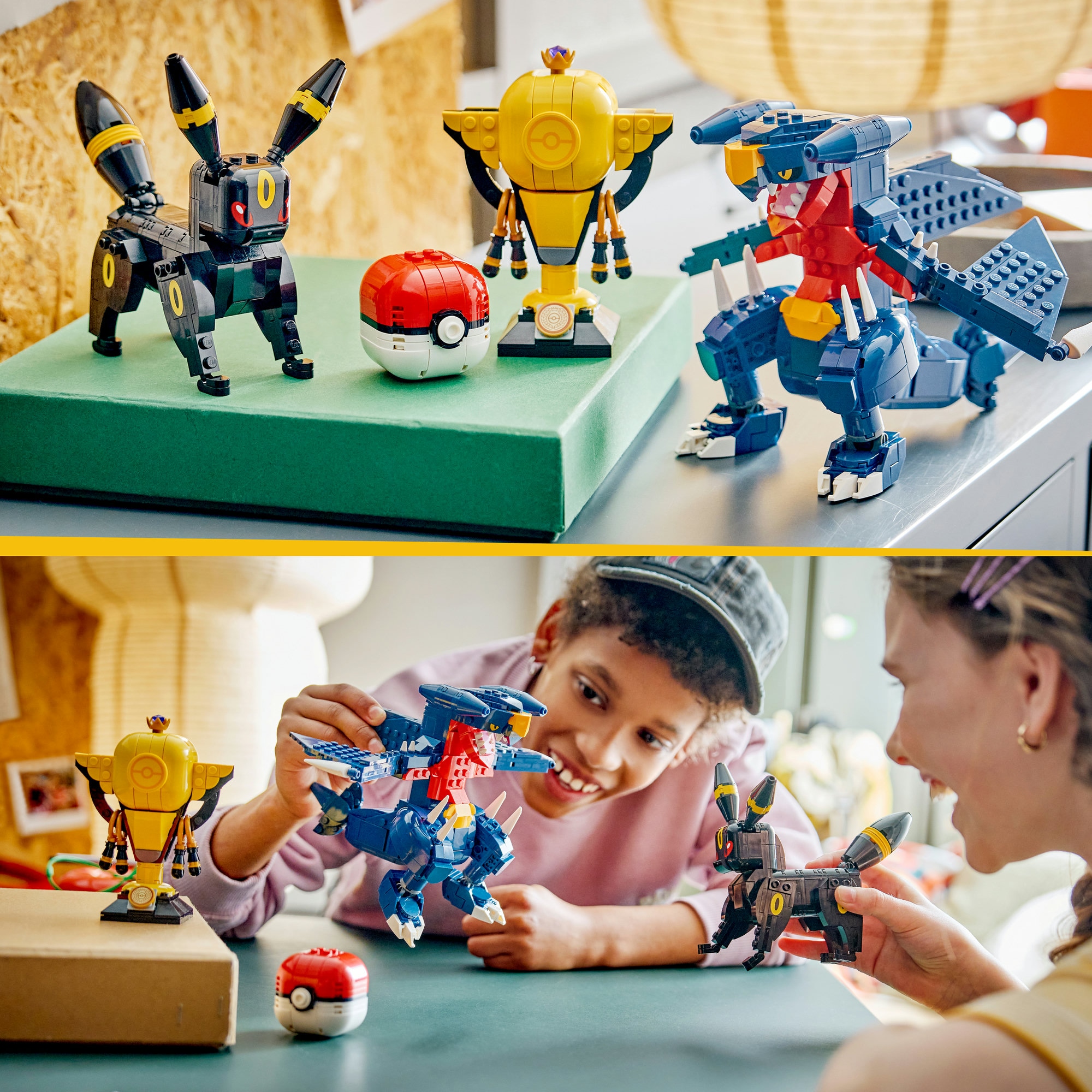 LEGO® Konstruktionsspielsteine »SMART Play™  Nachtaras und Knakracks Duell um die  (72165)« Meisterschaft, LEGO Pokémon; Mit SMART Brick kompatibel (nicht enth.)