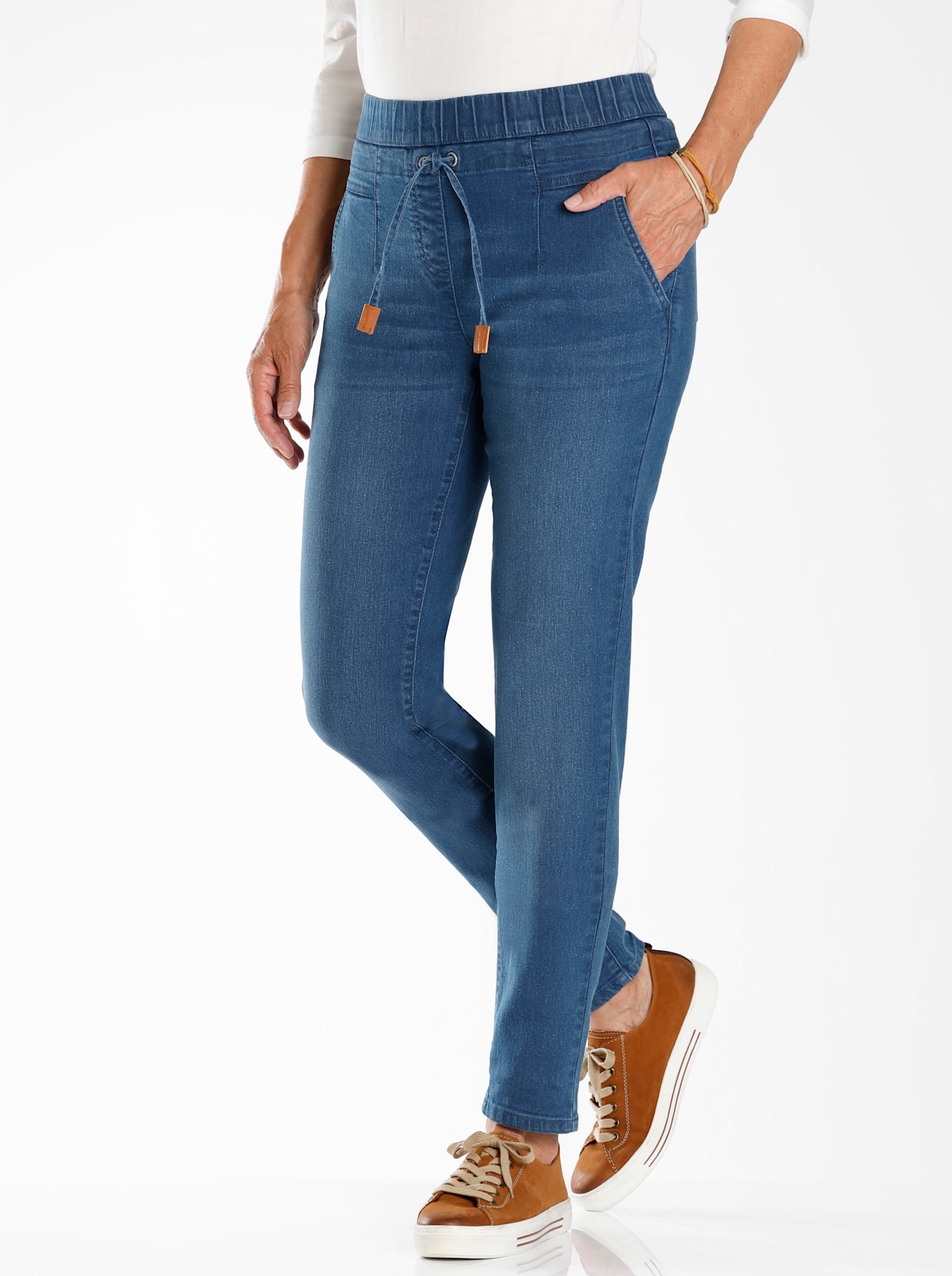 Classic Basics Schlupfjeans 1 Stk. tlg. günstig online kaufen