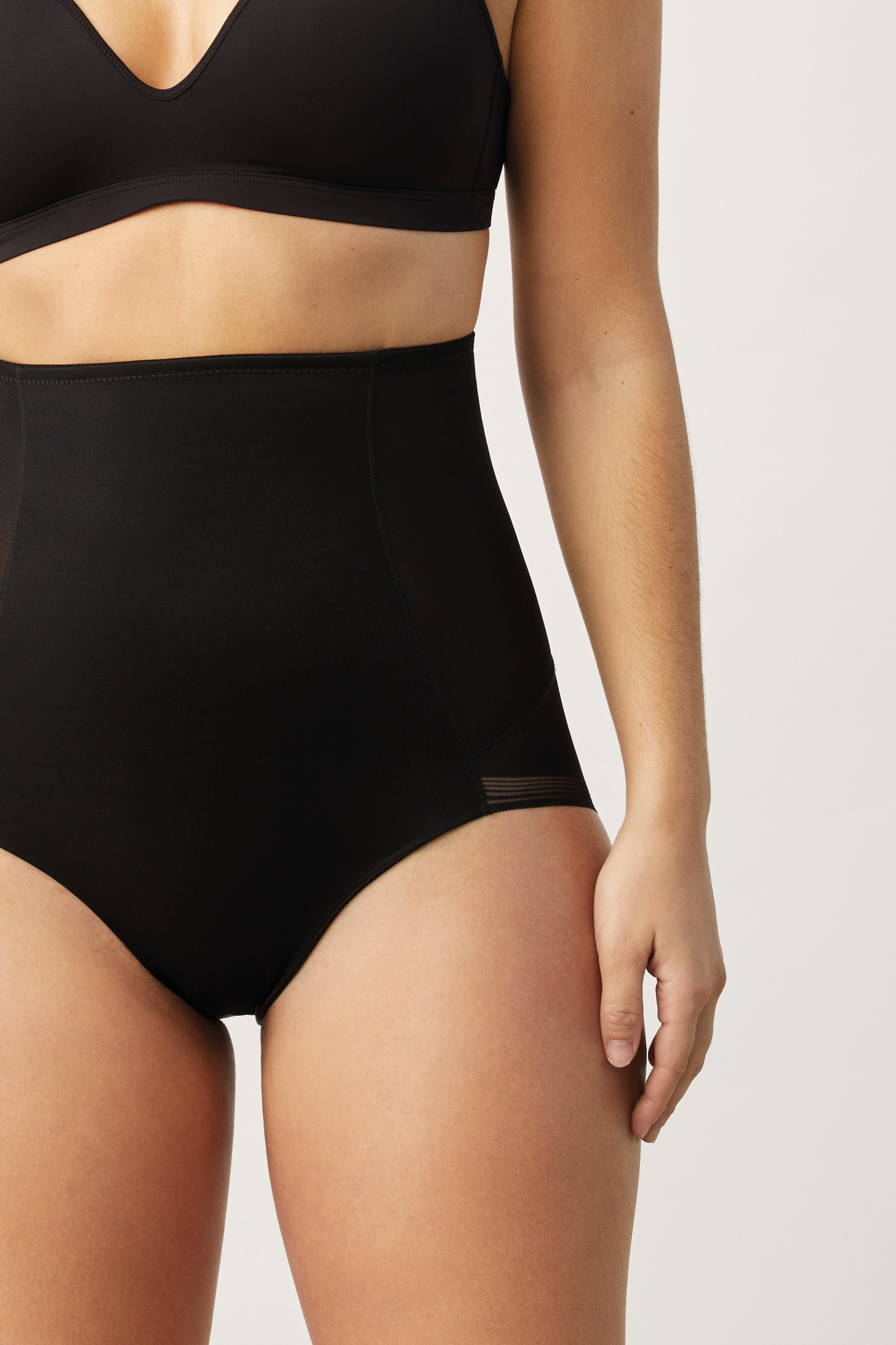 YSABEL MORA Shapingpants 2er Pack,  hoch geschnitten, starker Form-Effekt, elastisch, Mesh