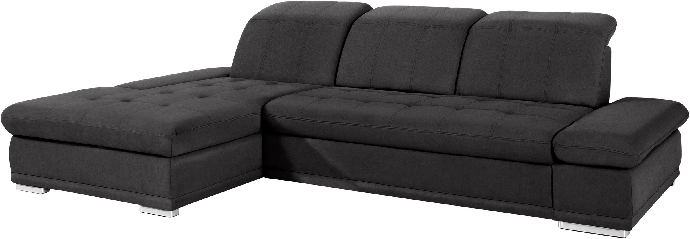 Thumbnail - COTTA Ecksofa "Holiday L-Form mit Sitztiefen-, Armteil- und Kopfteilverstellung" wahlweise mit Bettfunktion & Bettkasten