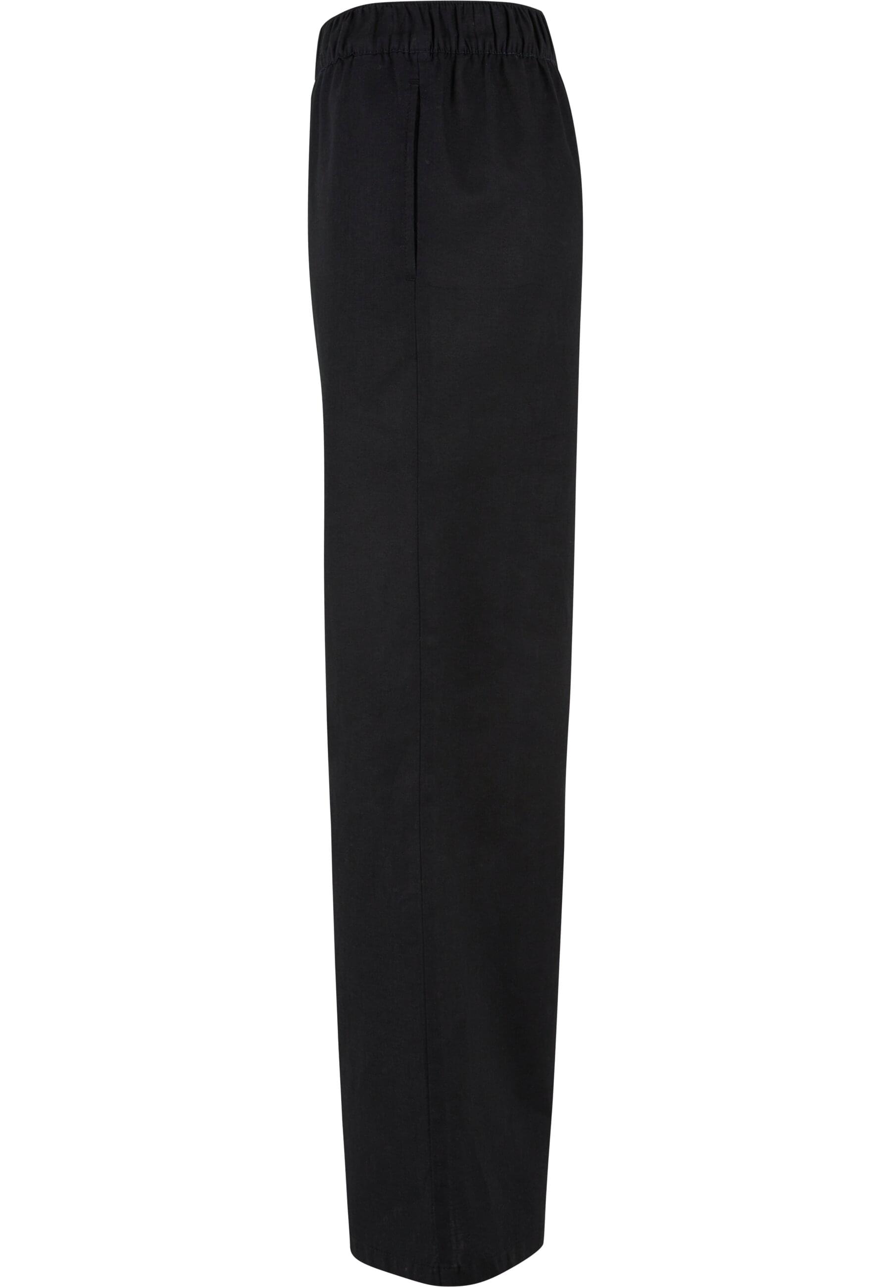 URBAN CLASSICS Stoffhose »Urban Classics Damen Ladies Linen Mixed Wide Pants«, (1 tlg.)