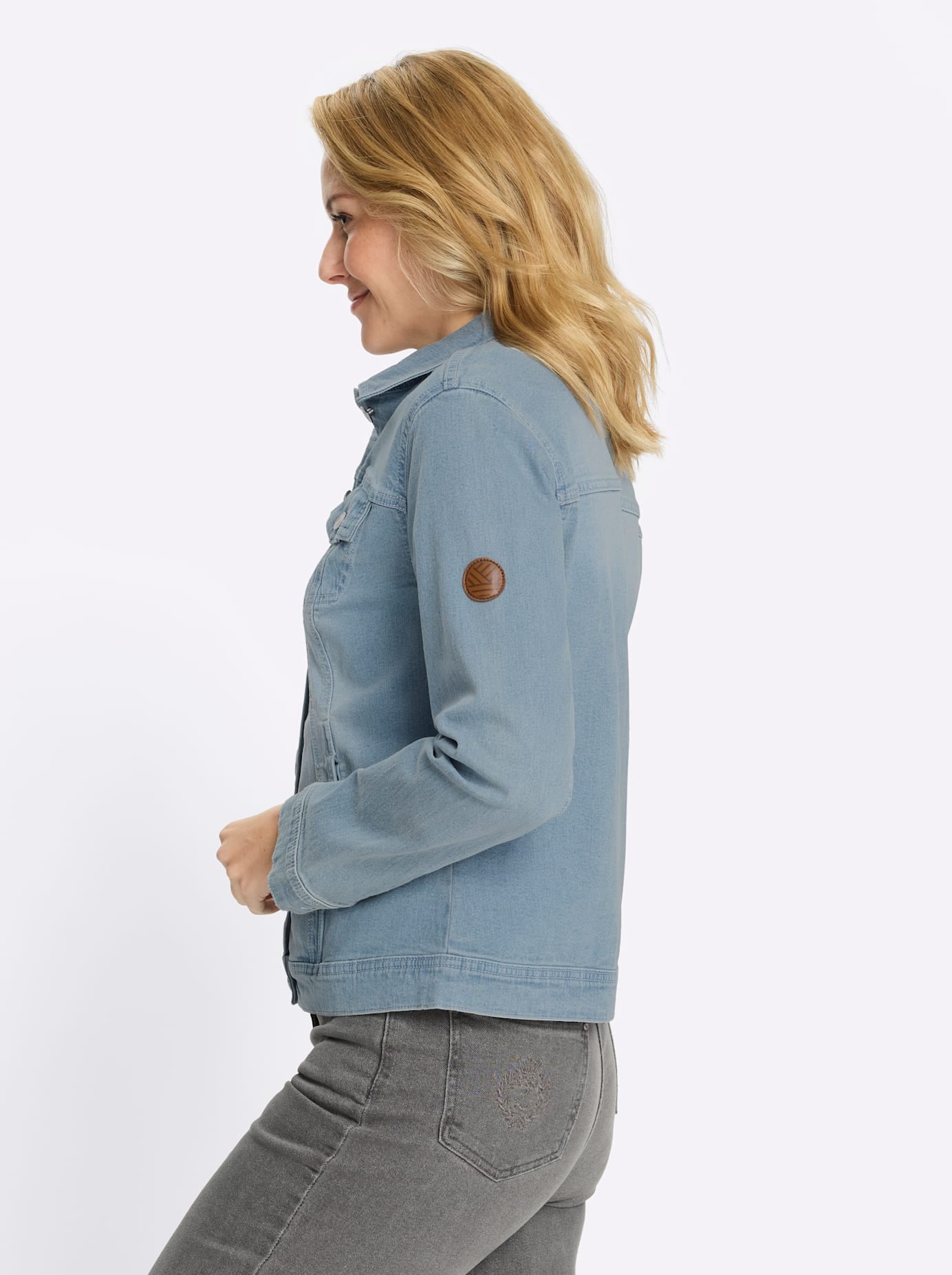 Classic Basics Jeansjacke ohne Kapuze