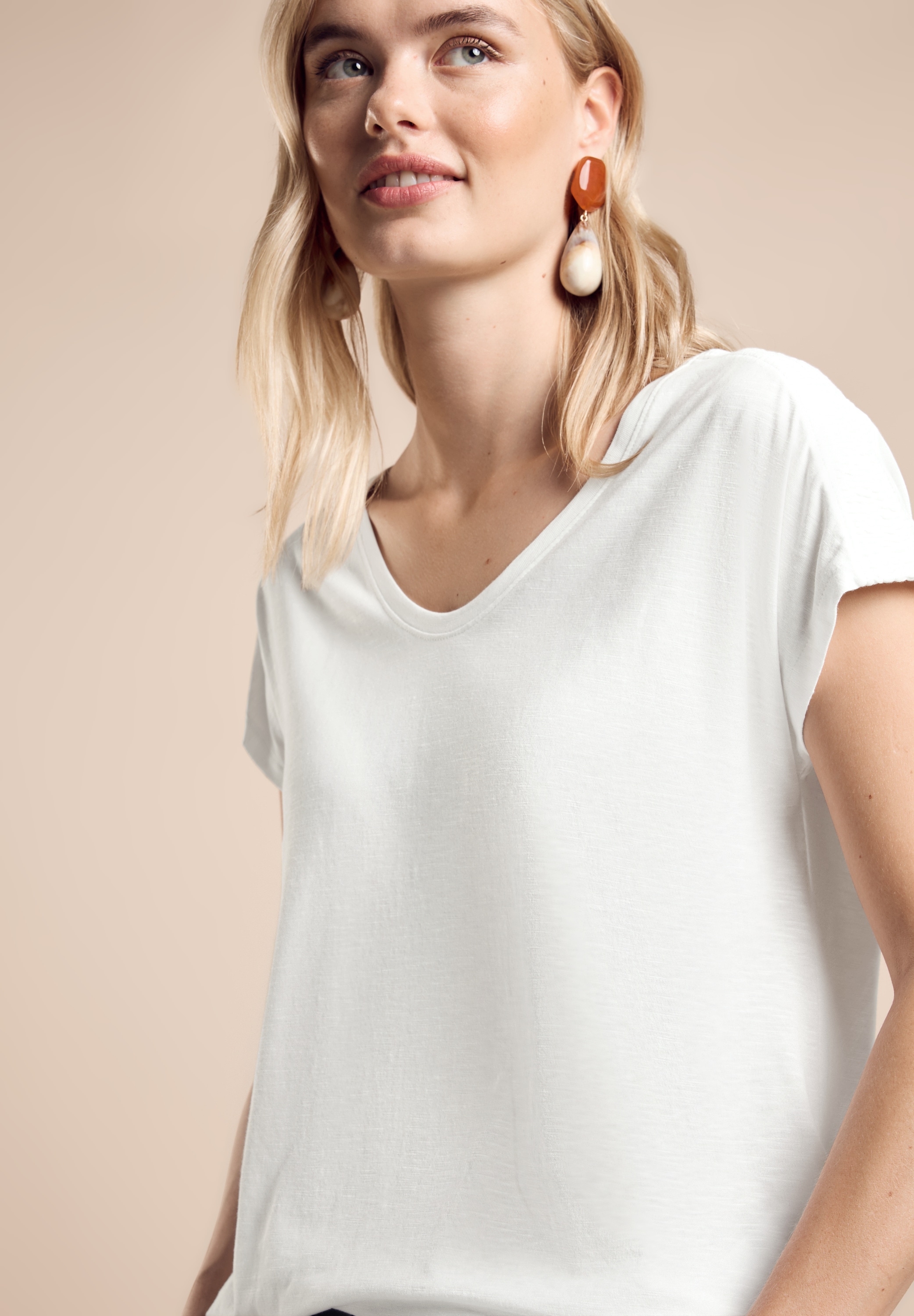 STREET ONE Shirttop, mit Smock-Detail