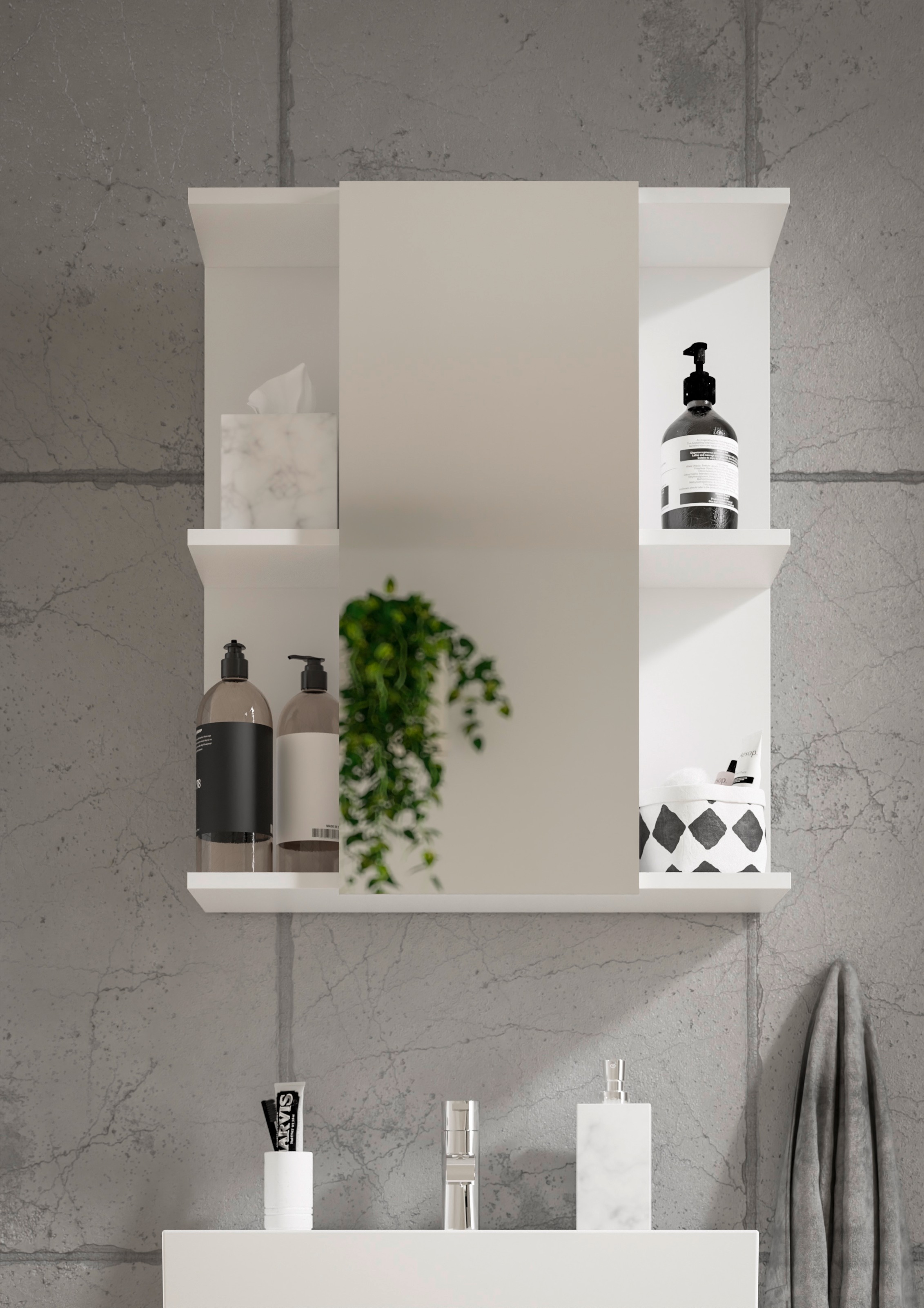 BASIC by Balculina Spiegelschrank "Mandi" 1 Stk. tlg. günstig online kaufen