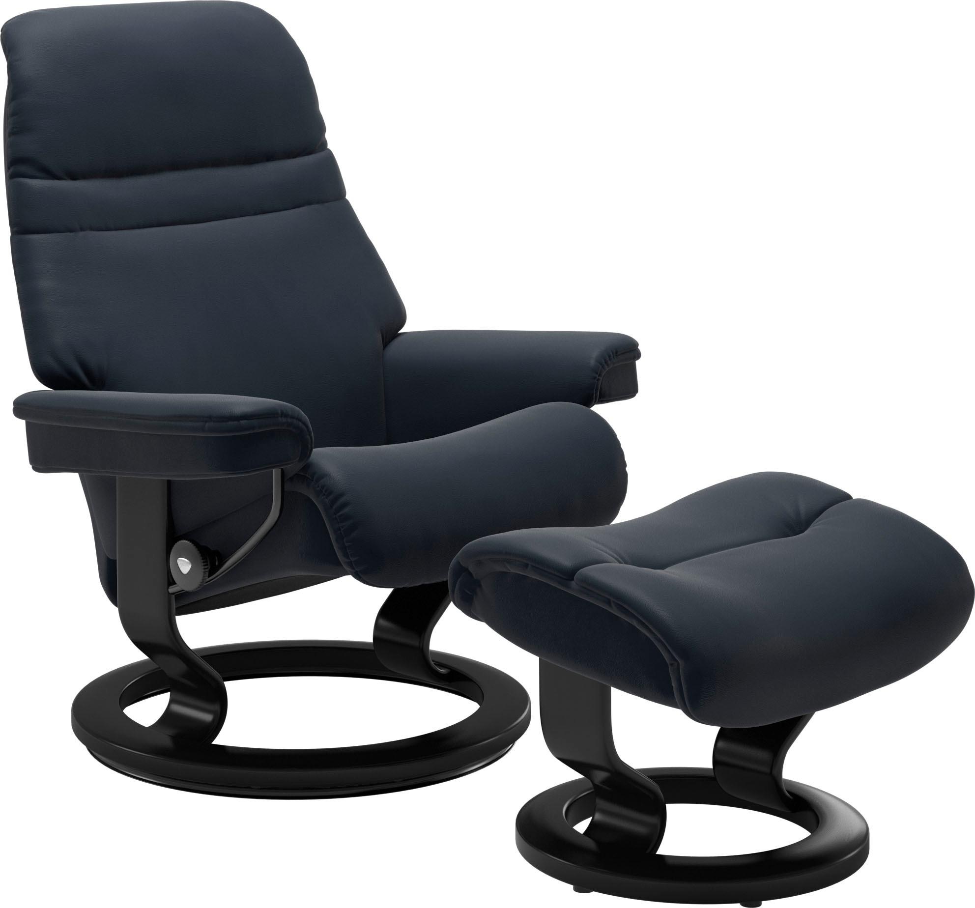 Stressless Fußhocker "Sunrise", mit Classic Base, Gestell Schwarz