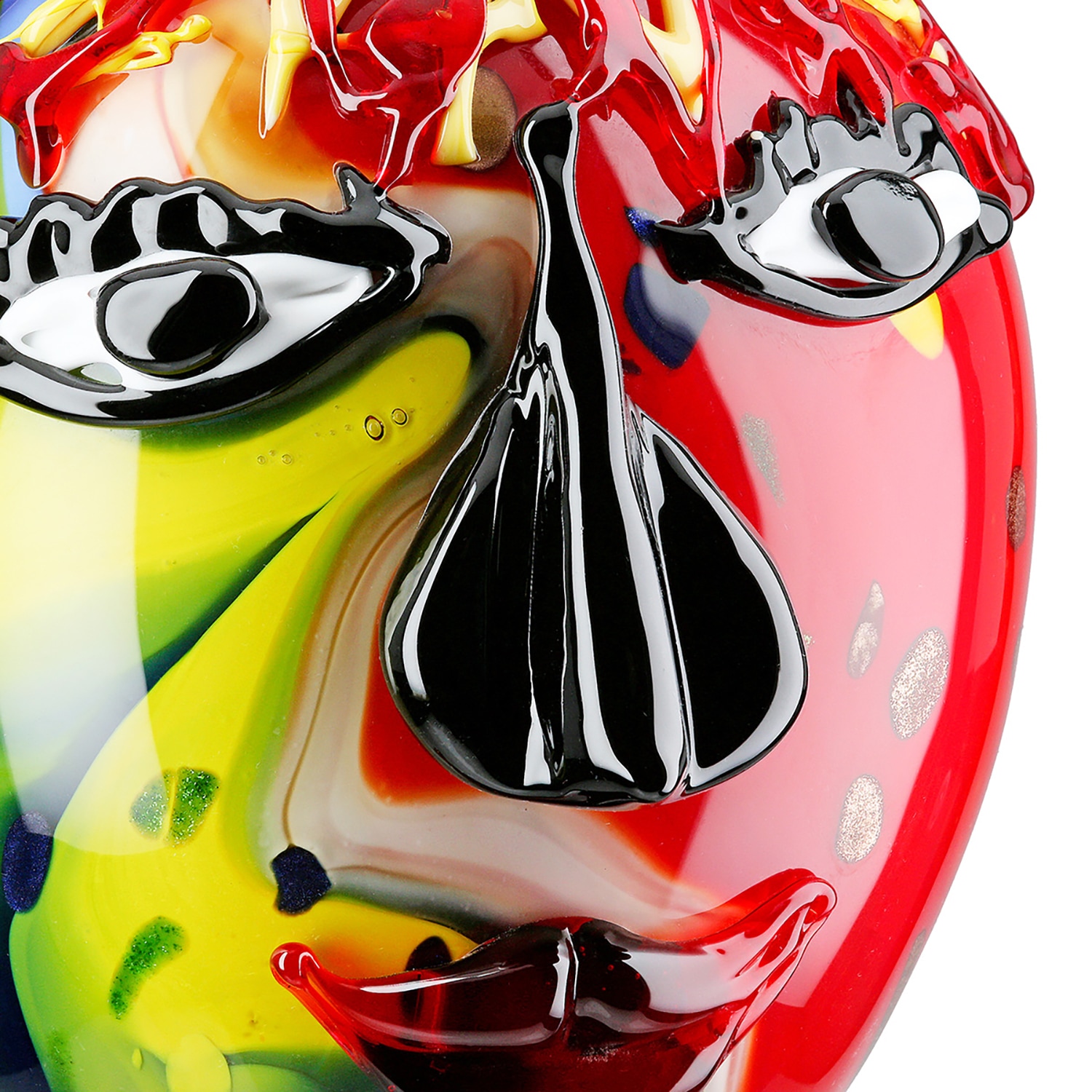 Casablanca by Gilde Tischvase »Gesichtsvaseb Andrew, mehrfarbig H.29 cm«, (1 St.)