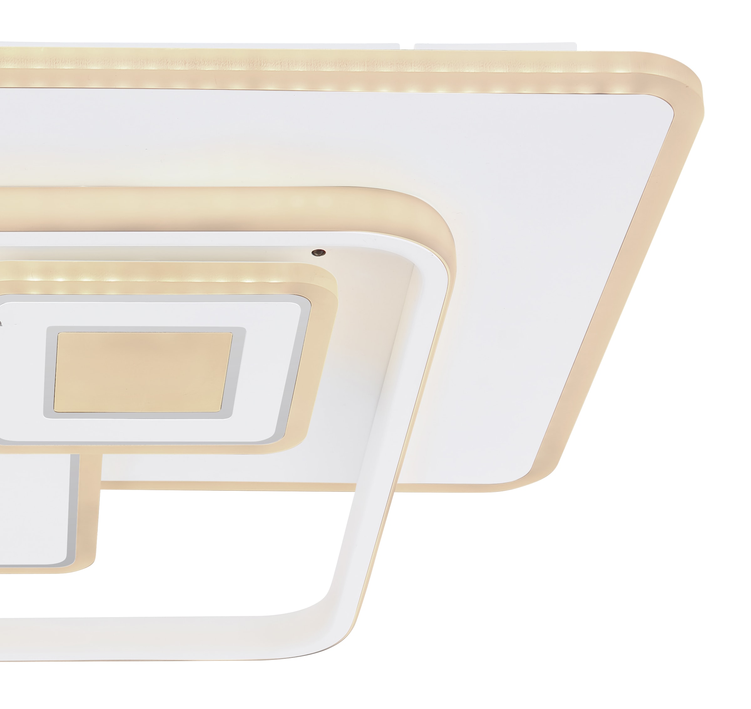 GLOBO LIGHTING LED Deckenleuchte »RODERICK«, Leuchtmittel LED-Modul | LED fest integriert, Deckenlampe/quadratisch/Wohnzimmer/Schlafzimmer/modern