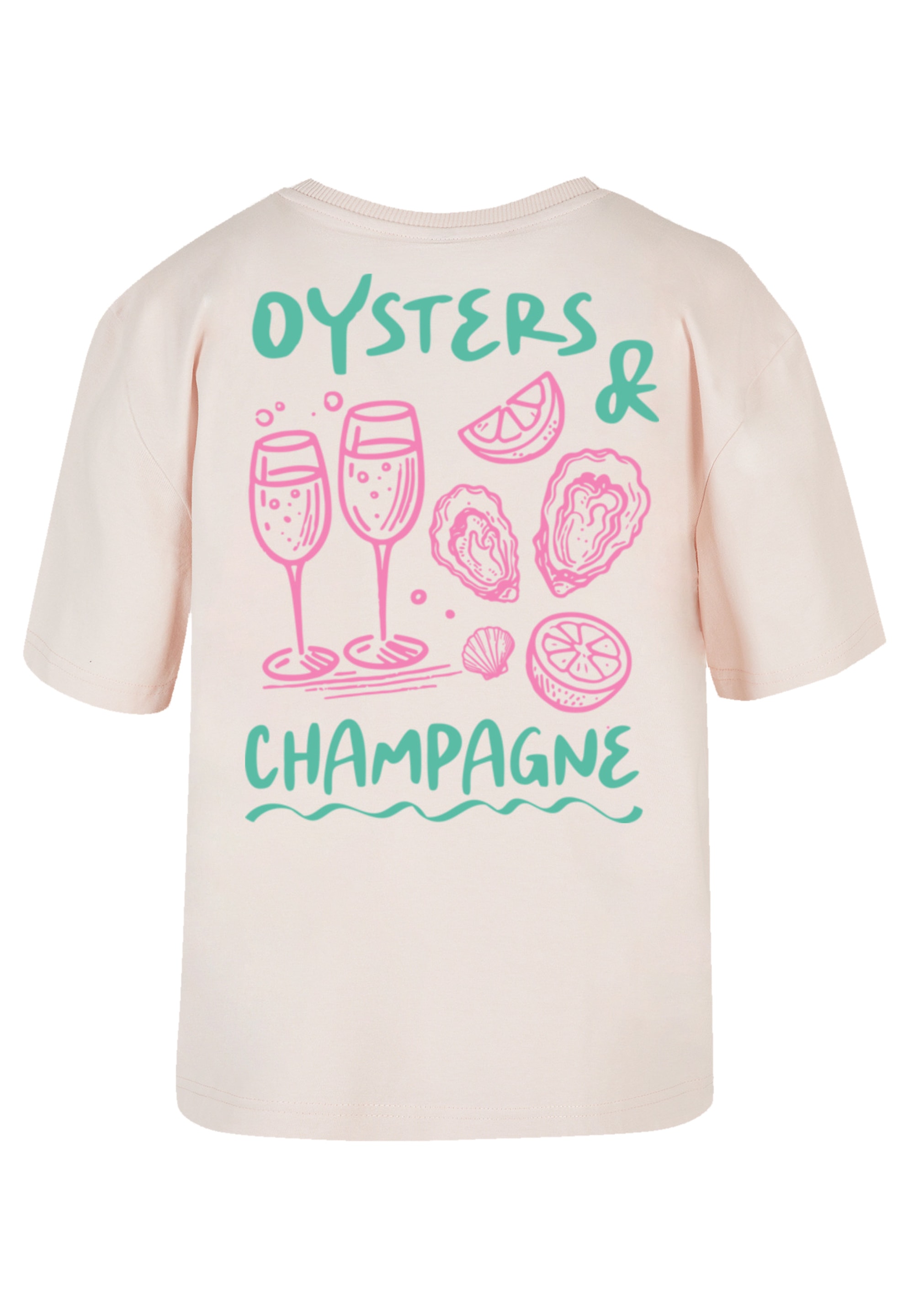 F4NT4STIC T-Shirt »Oysters And Champagne«, Premium Qualität