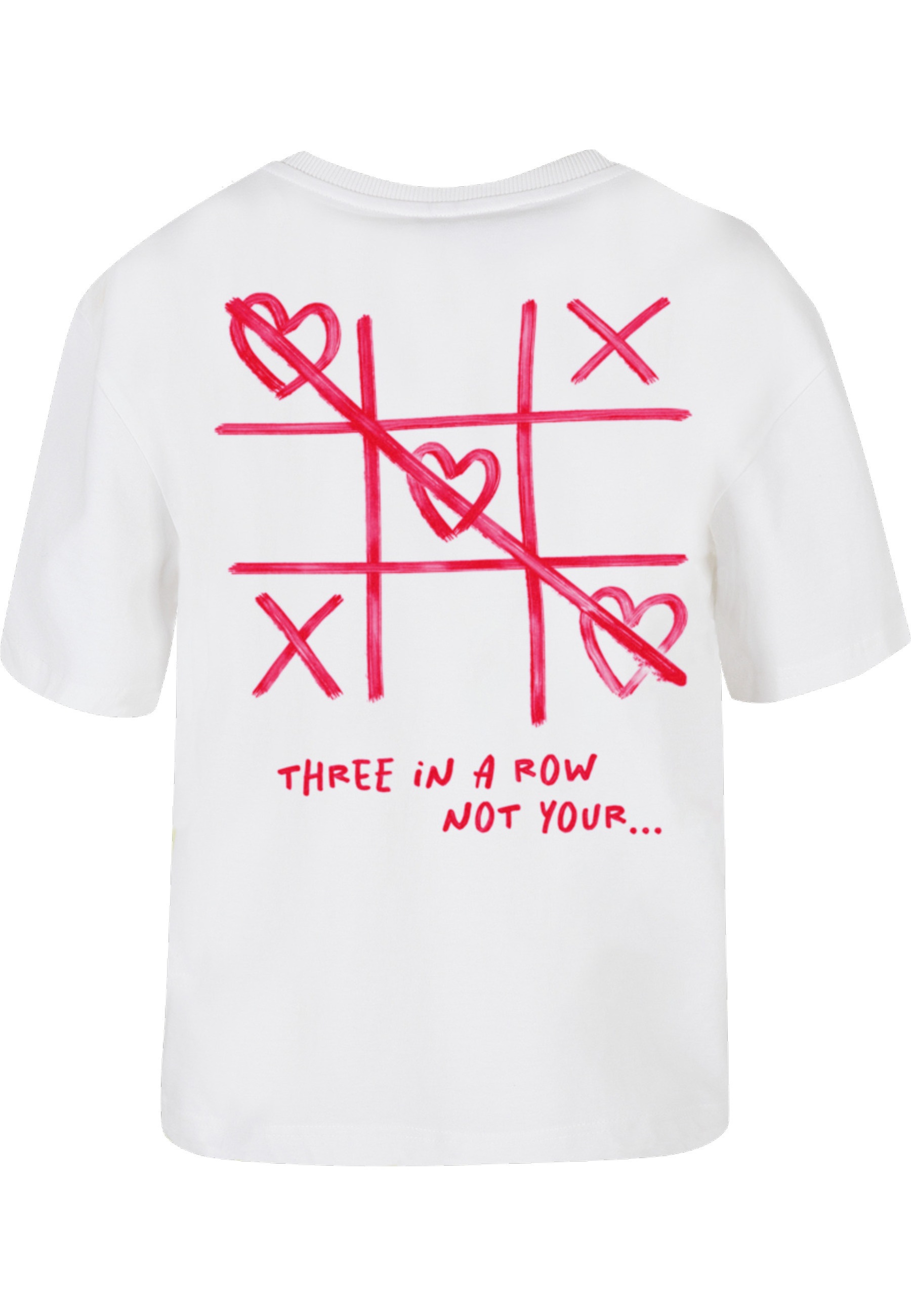 Miss Tee T-Shirt "Miss Tee Damen Three In A Row Tee" 1 Stk. günstig online kaufen