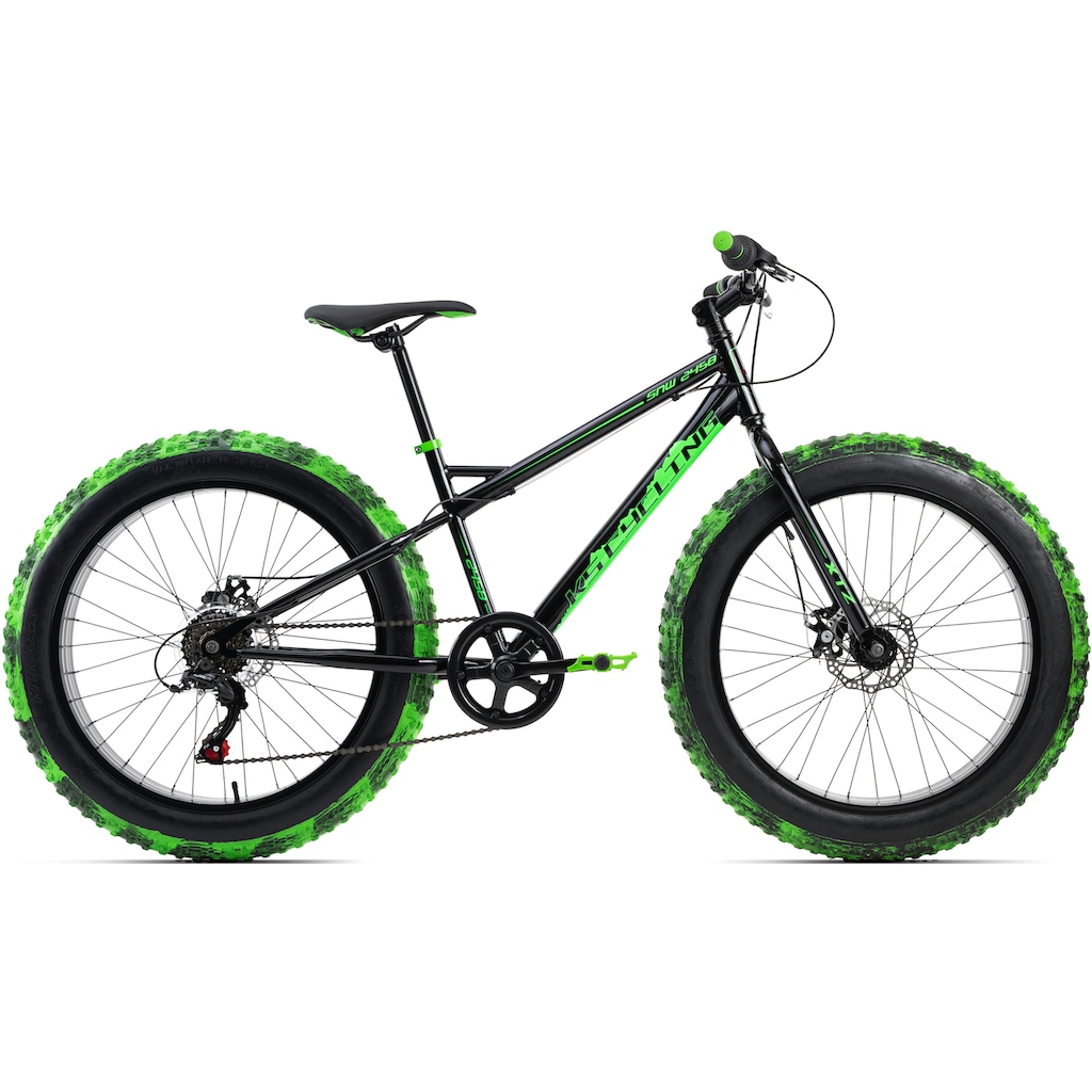 KS Cycling Fatbike »SNW2458«, 6 Gang, Shimano, Tourney Schaltwerk, Kettenschaltung