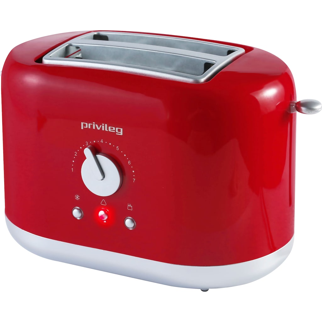 Privileg Toaster »PT2870RPH«, 2 kurze Schlitze, 870 W