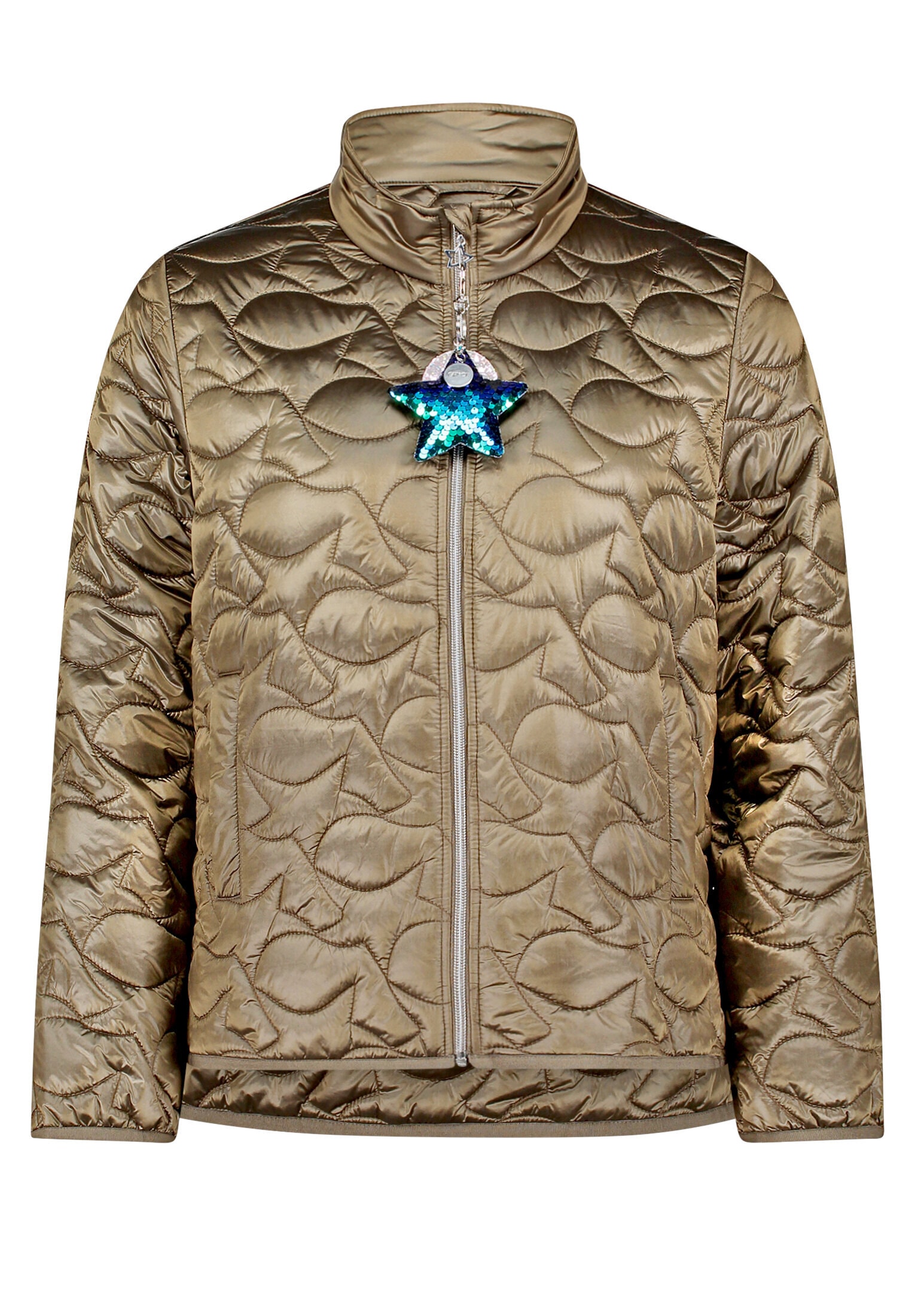 Cartoon Steppjacke »Damen mit Eingrifftaschen«