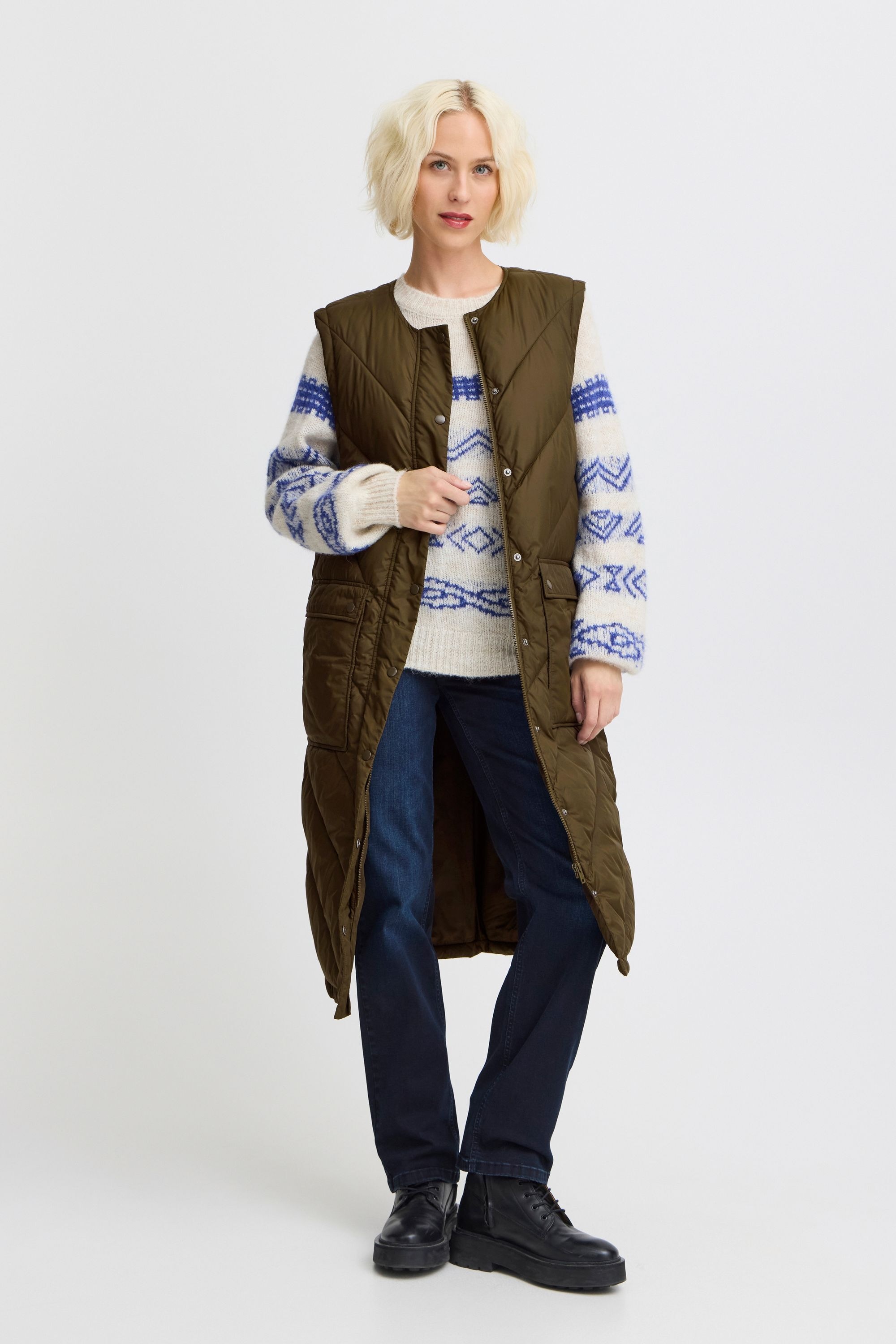 Pulz Jeans Steppweste »Steppweste PZKATALIN Waistcoat«, (1 tlg.), Sonstige