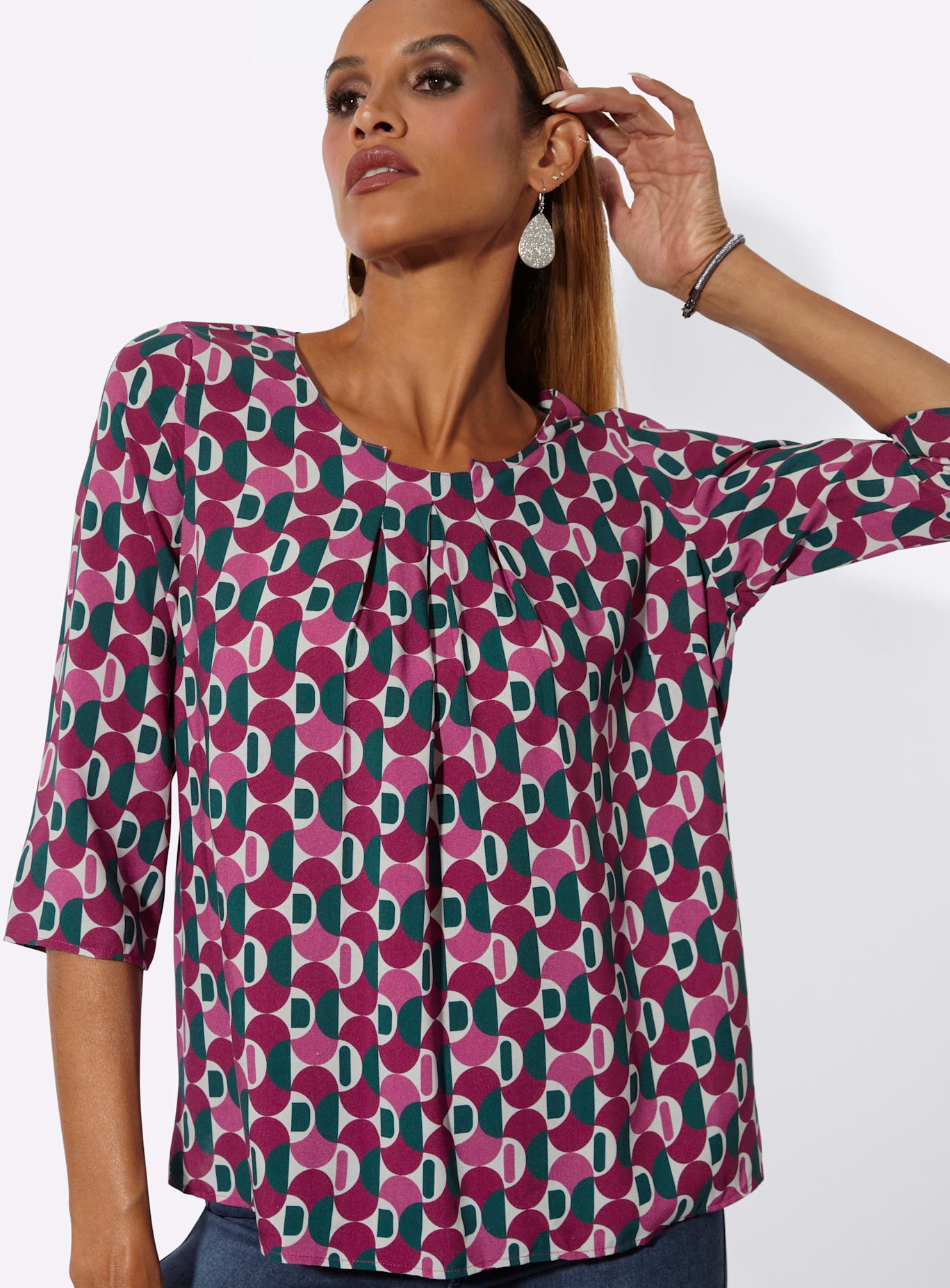 creation L Druckbluse